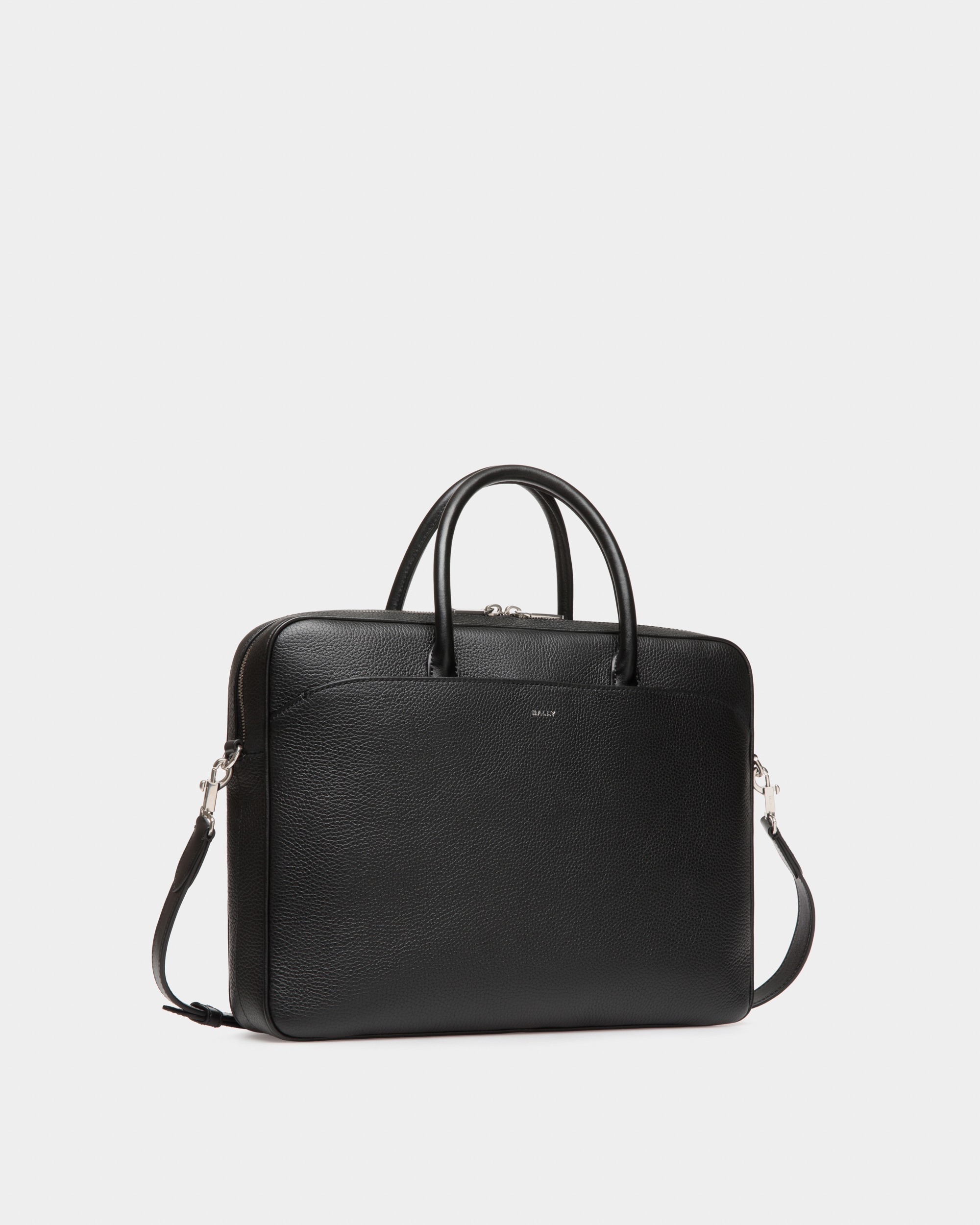 Oeden Briefcase In Black Leather