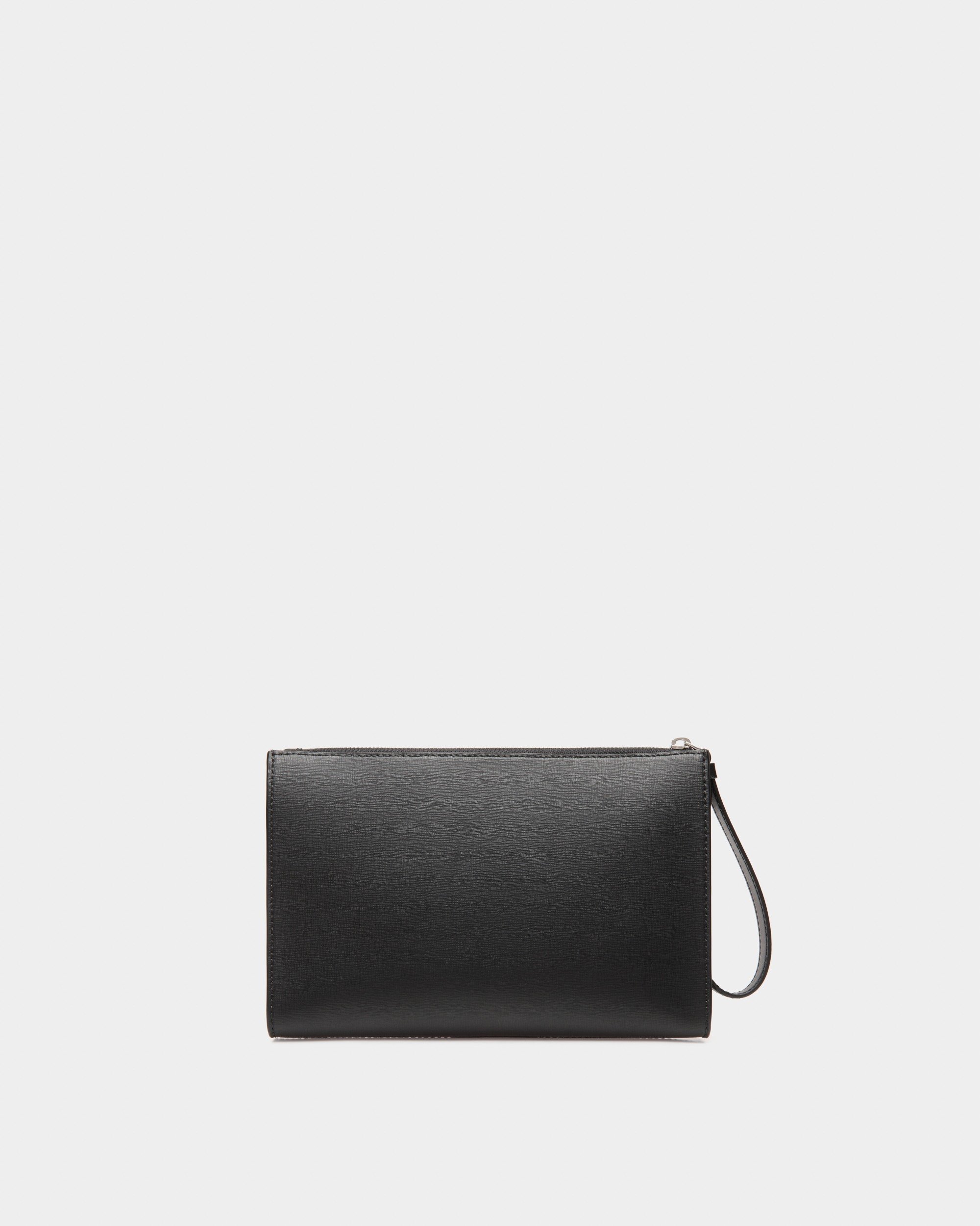 Mythos Pouch In Black Recycled Leather