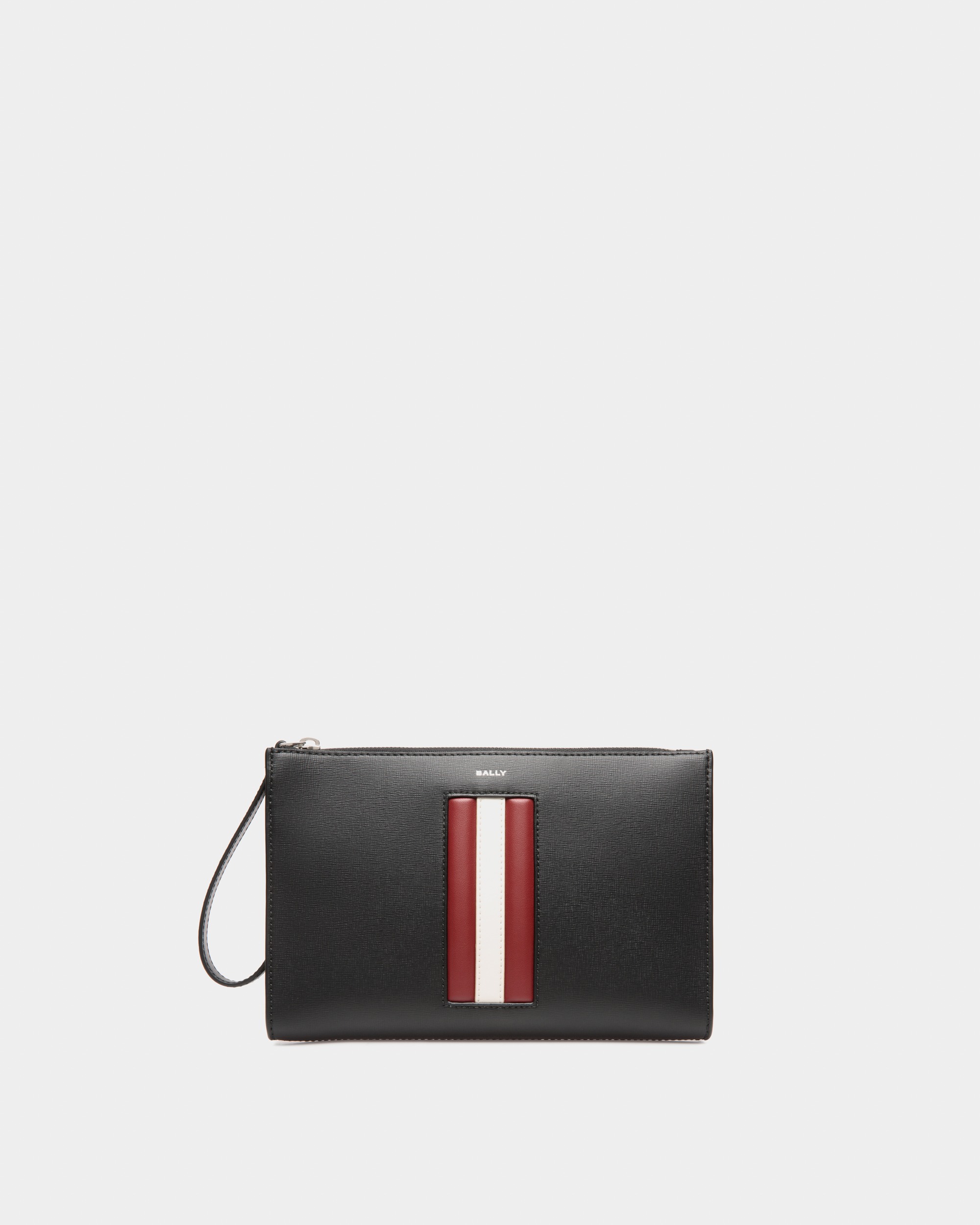 Bally | Mythos Pouch In Black Recycled Leather