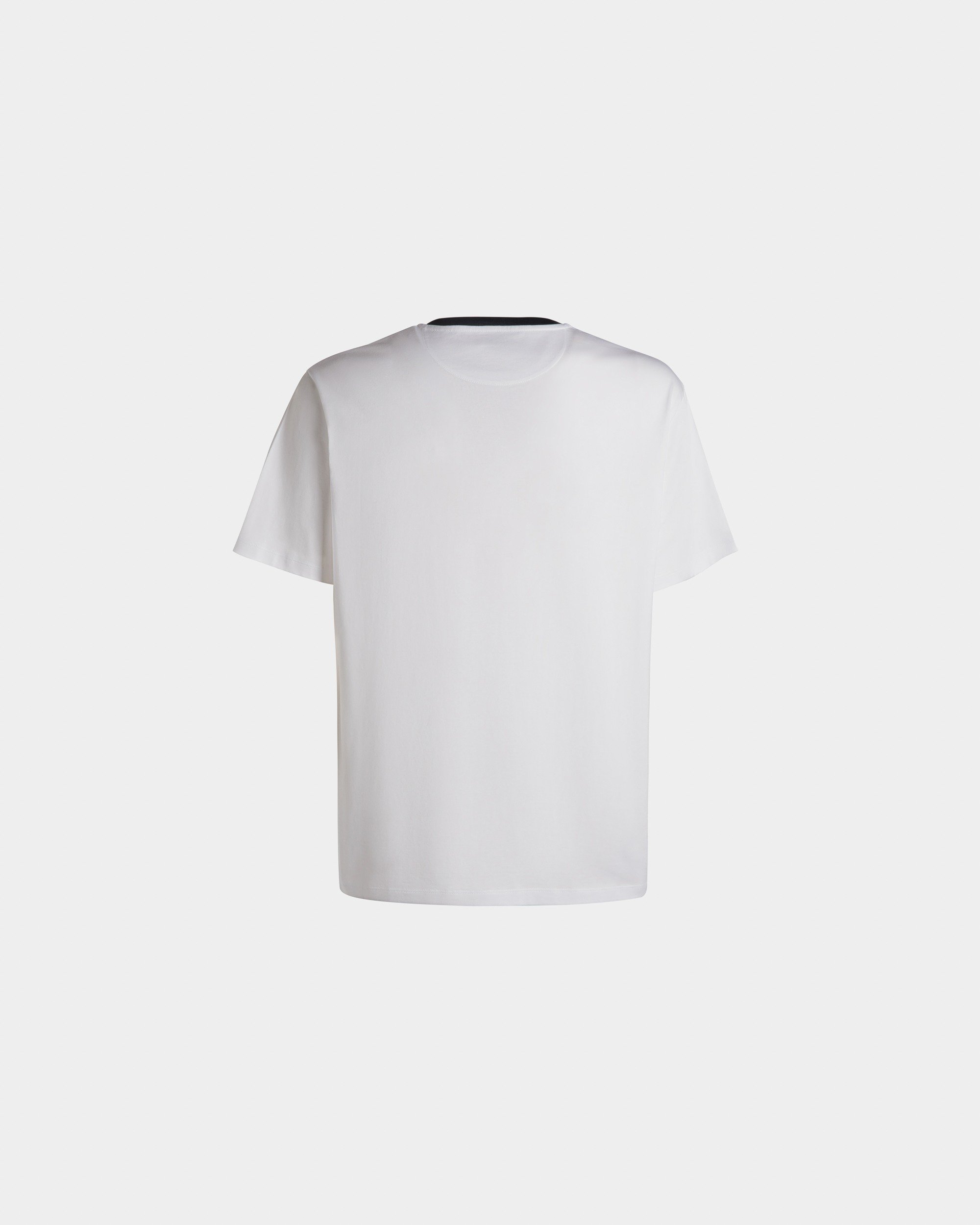 Summer Capsule T-Shirt In White Cotton