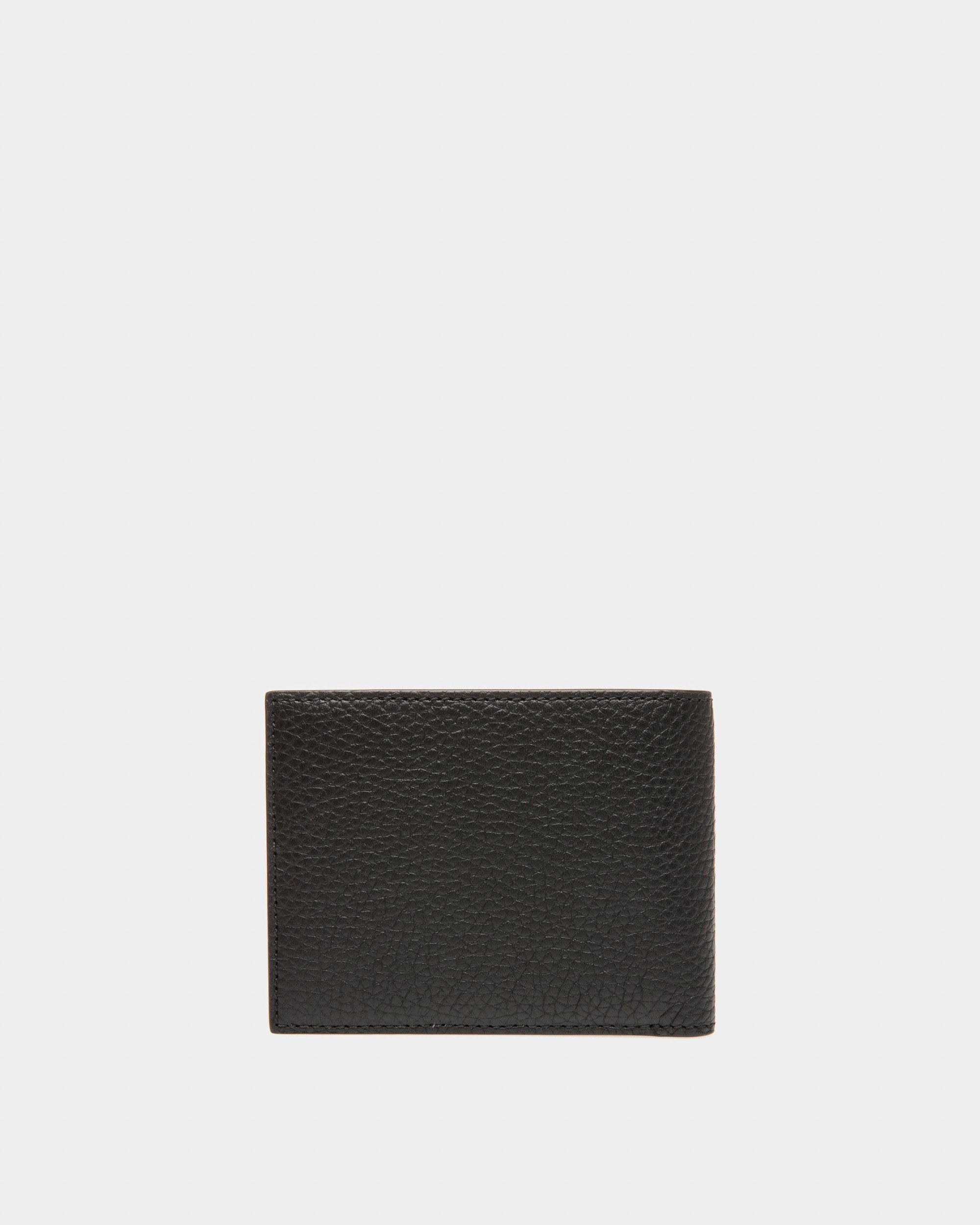 Ribbon Bifold Wallet in Black Leather