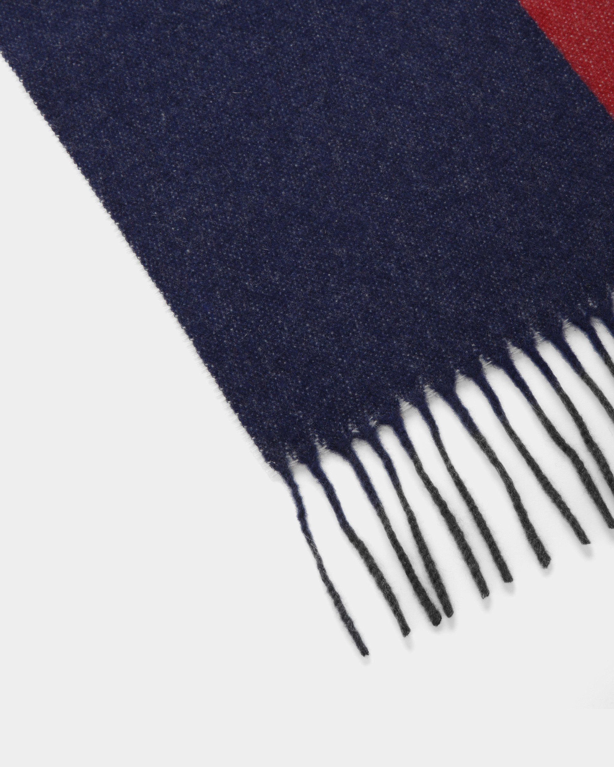 Navy Wool Scarf