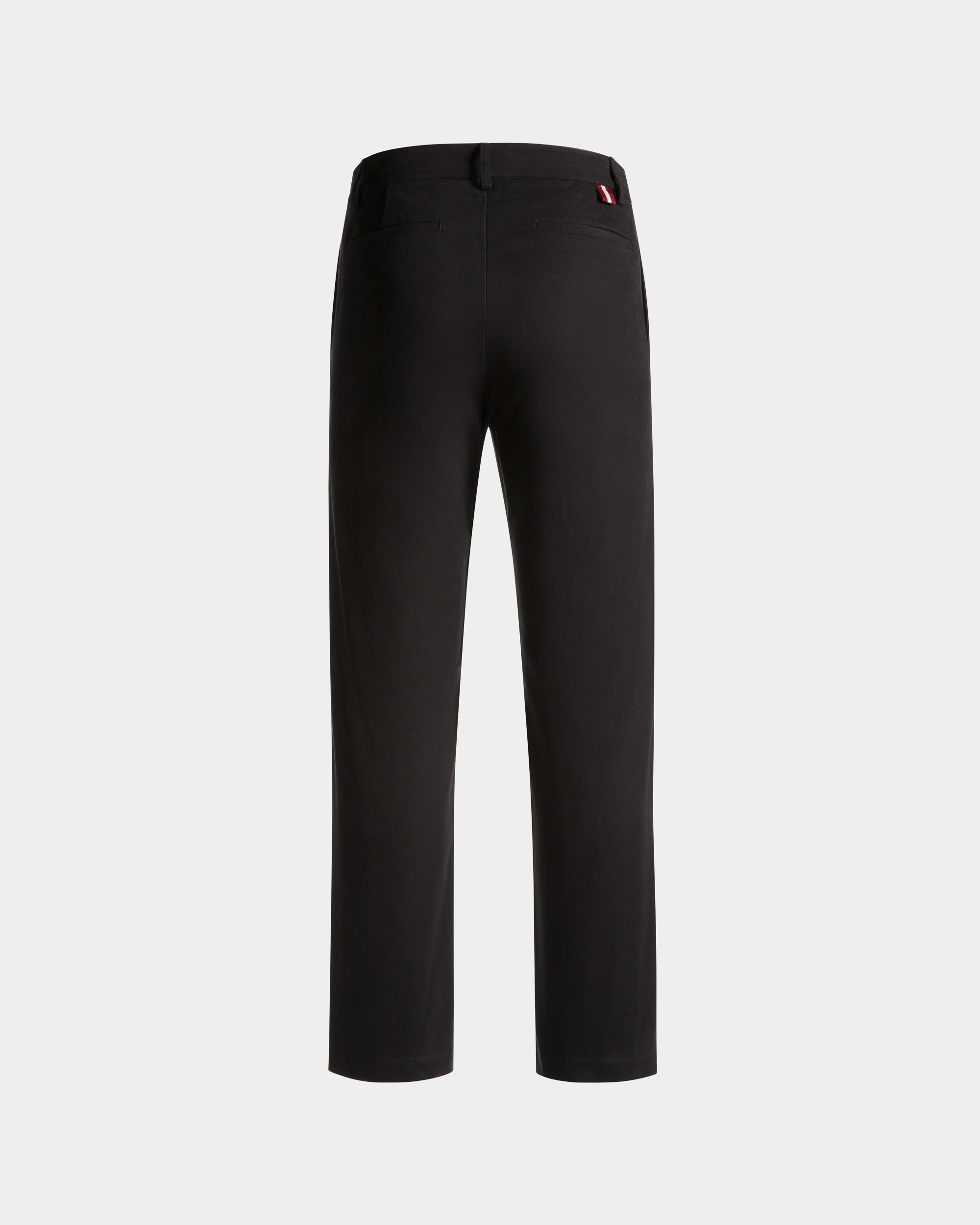 Chino Pants In Black Cotton