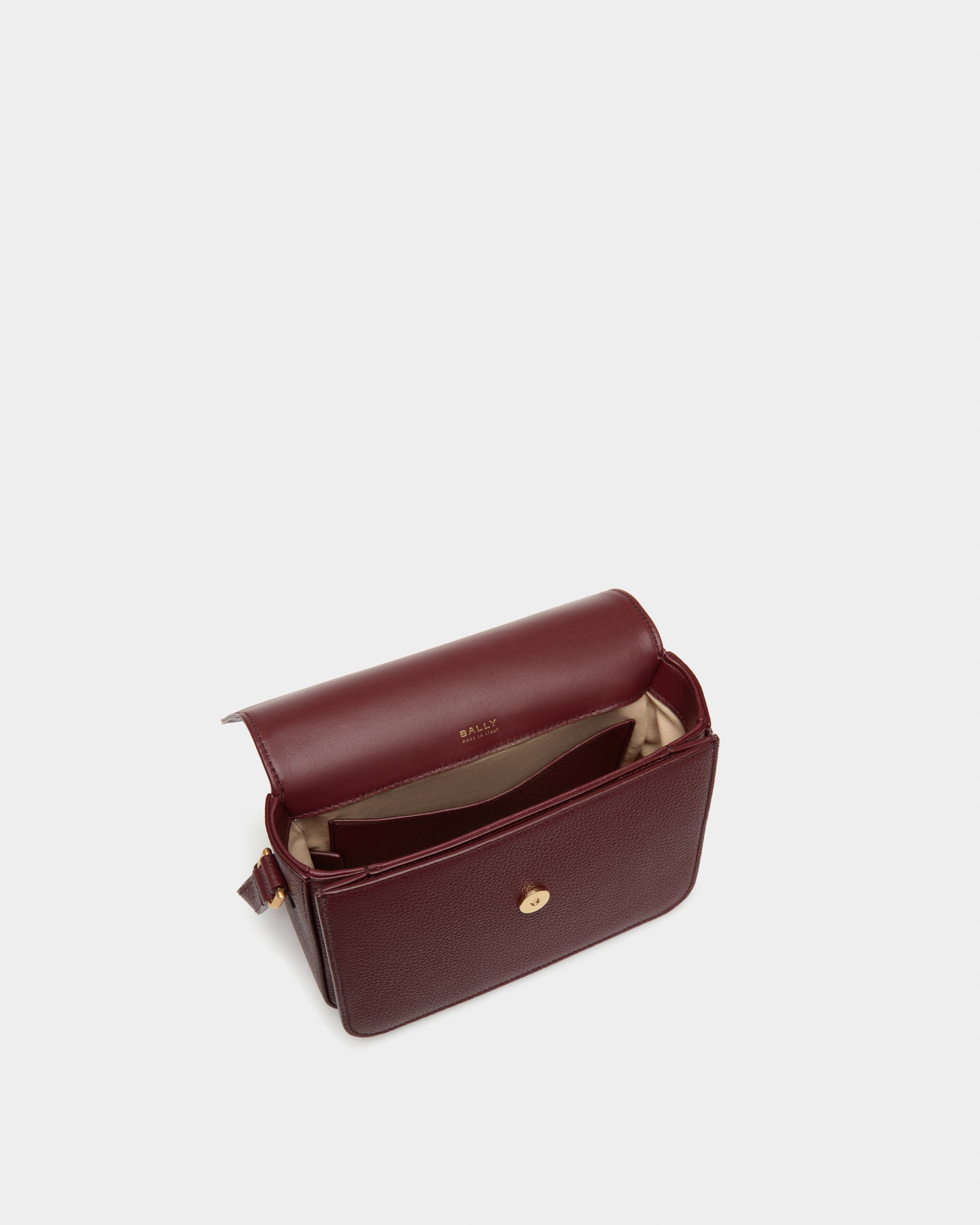 Emblem Small Crossbody Bag in Andorra Grained Leather