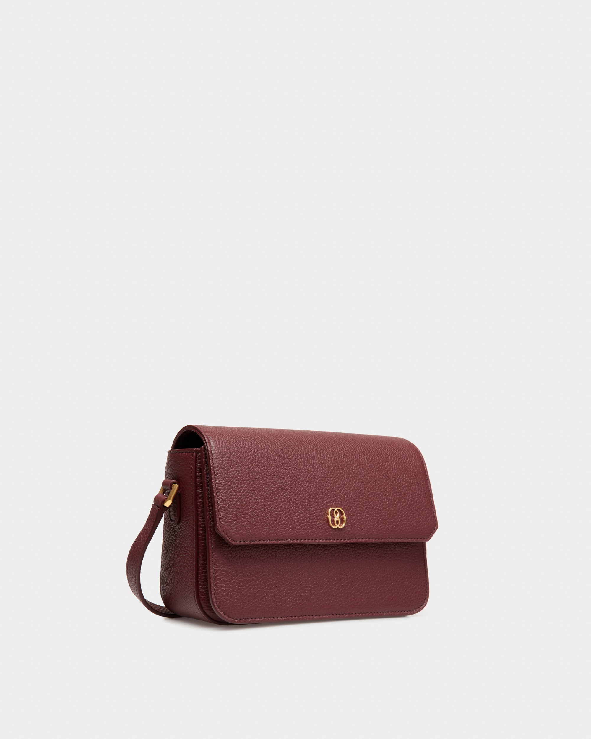 Emblem Small Crossbody Bag in Andorra Grained Leather