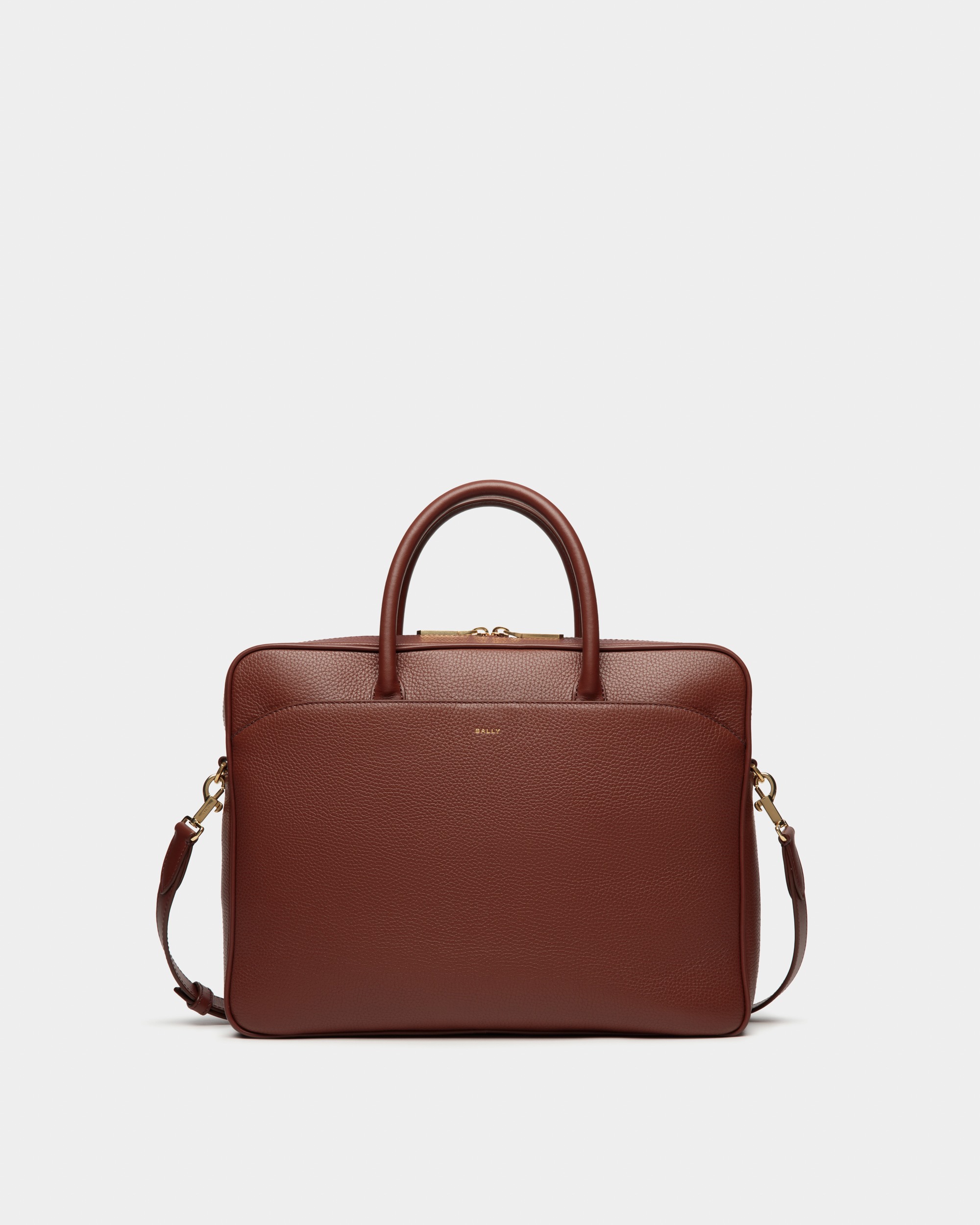 Bally | Oeden Briefcase in Brown Leather