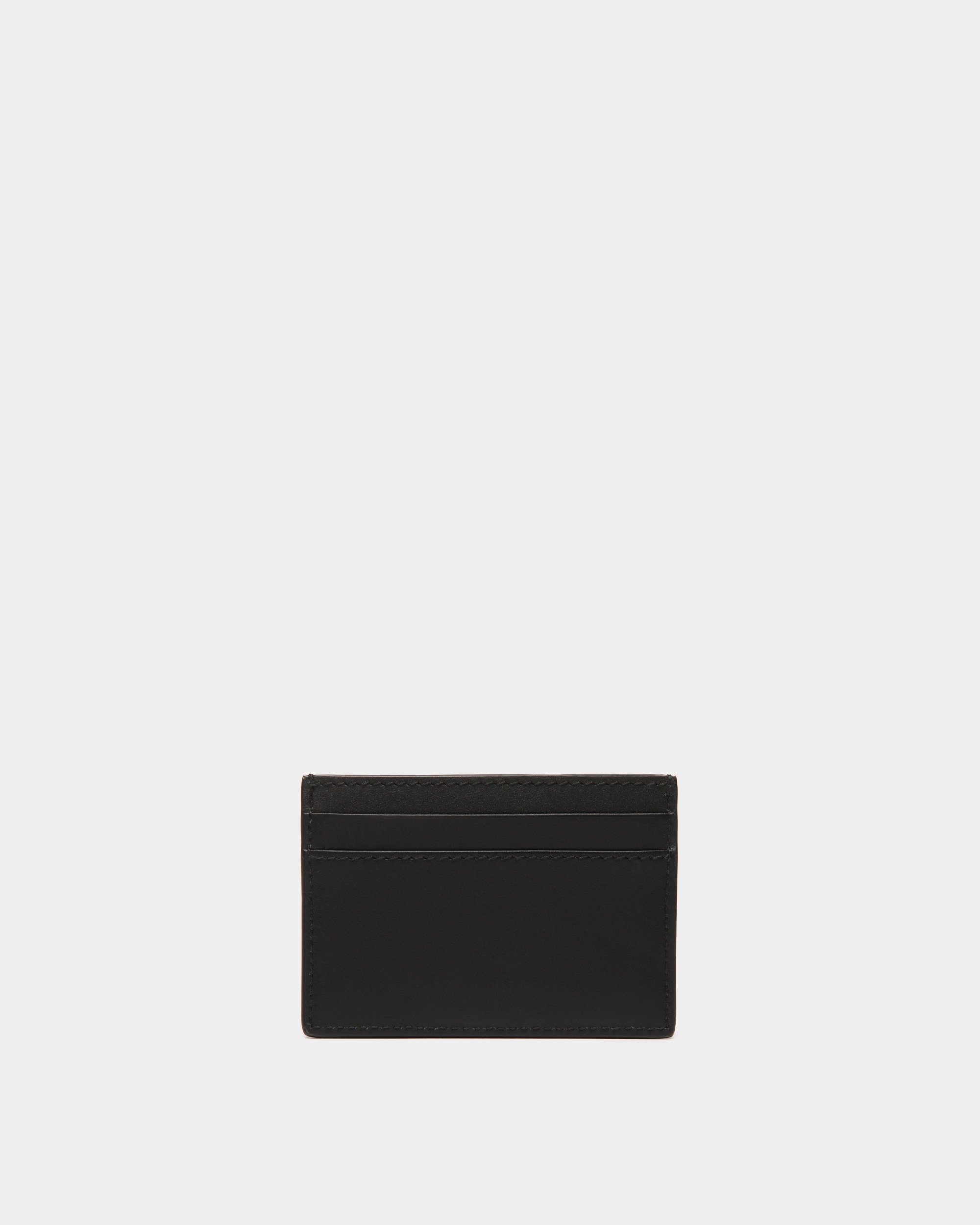 Beckett Card Holder in Black Leather