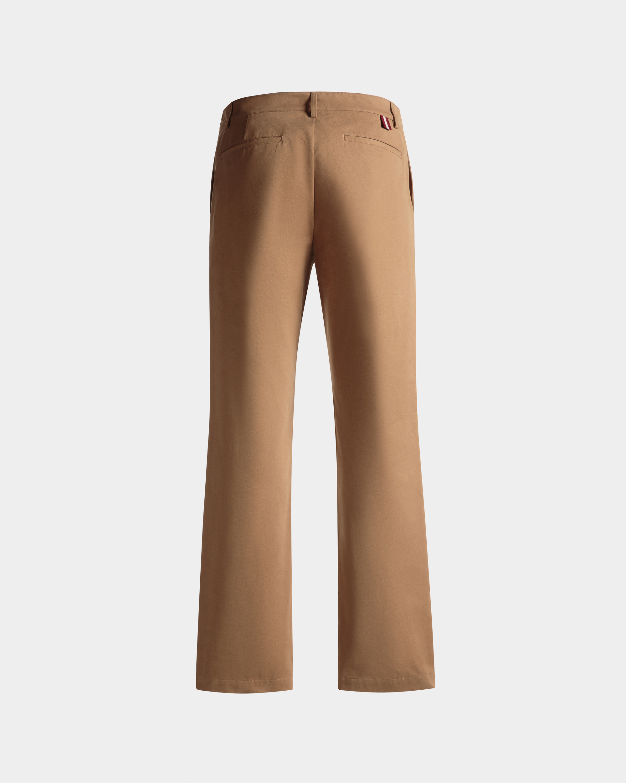 Regular Chino Pants In Camel Cotton