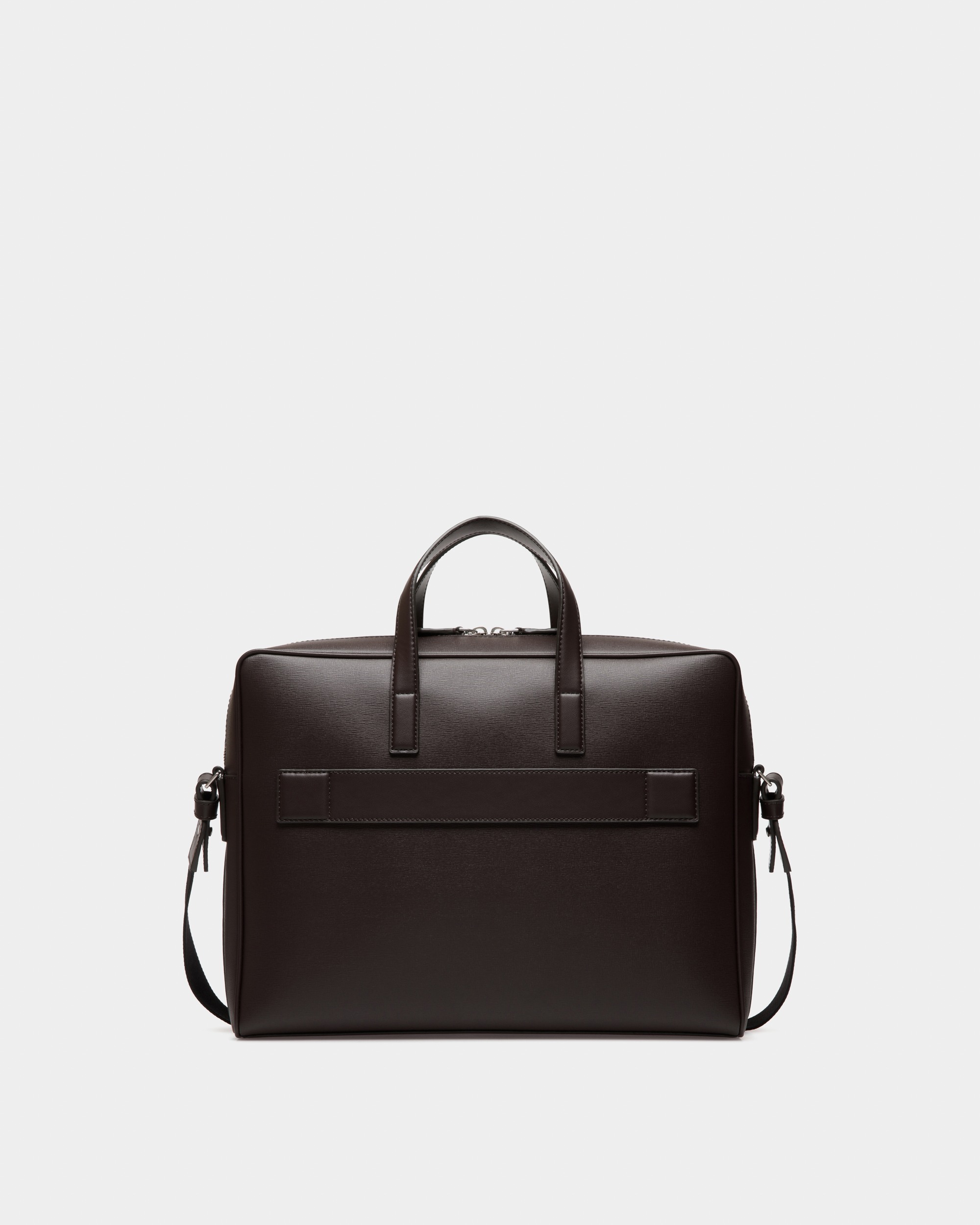 Mythos Briefcase in Ebano Recycled Leather