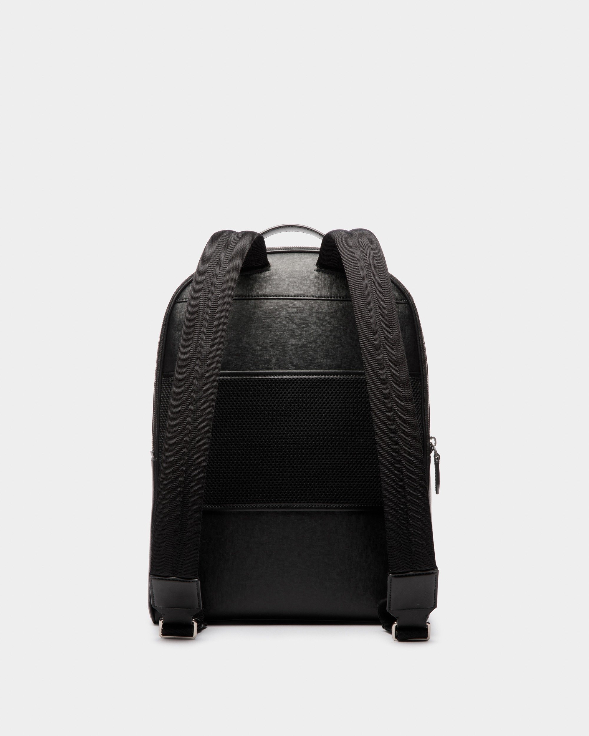 Mythos Backpack In Black Recycled Leather