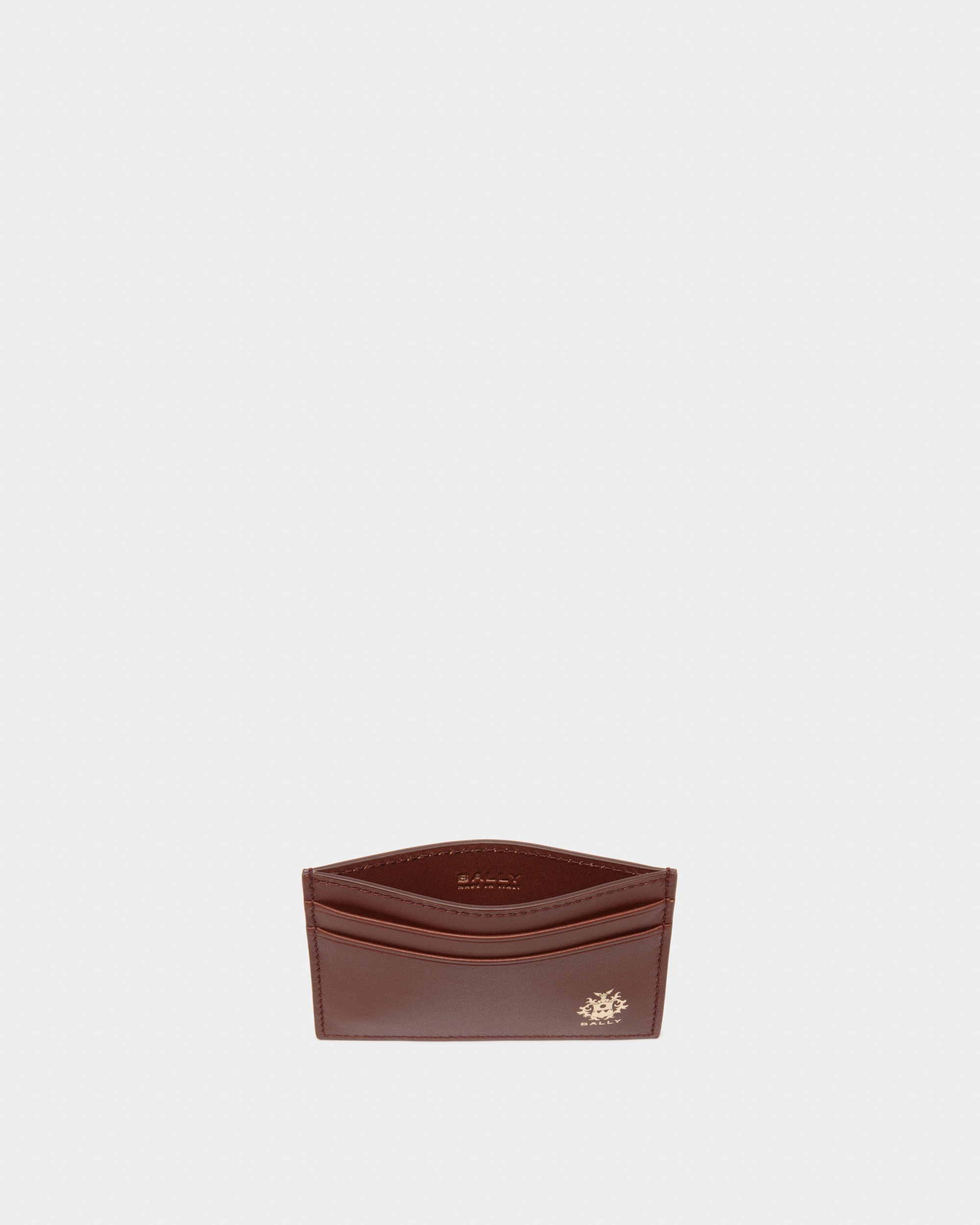 Beckett Card Holder In Brown Leather