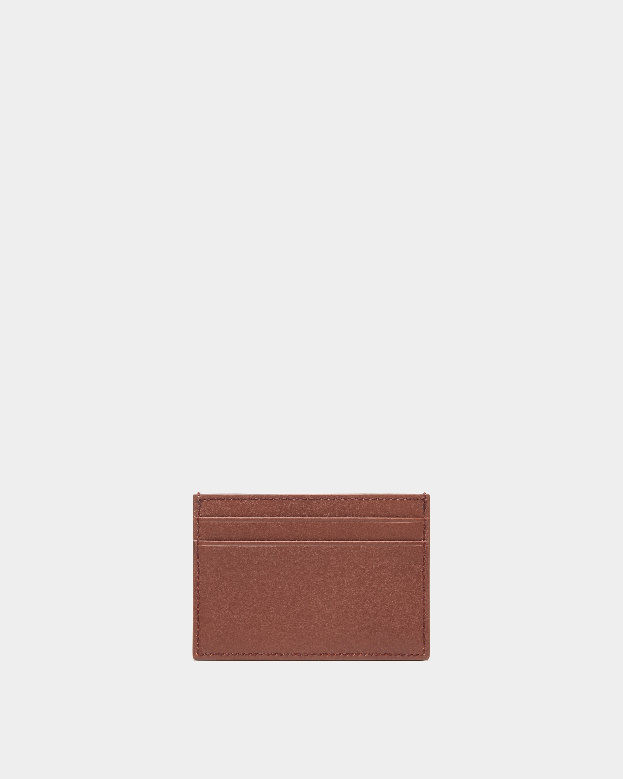 Beckett Card Holder In Brown Leather