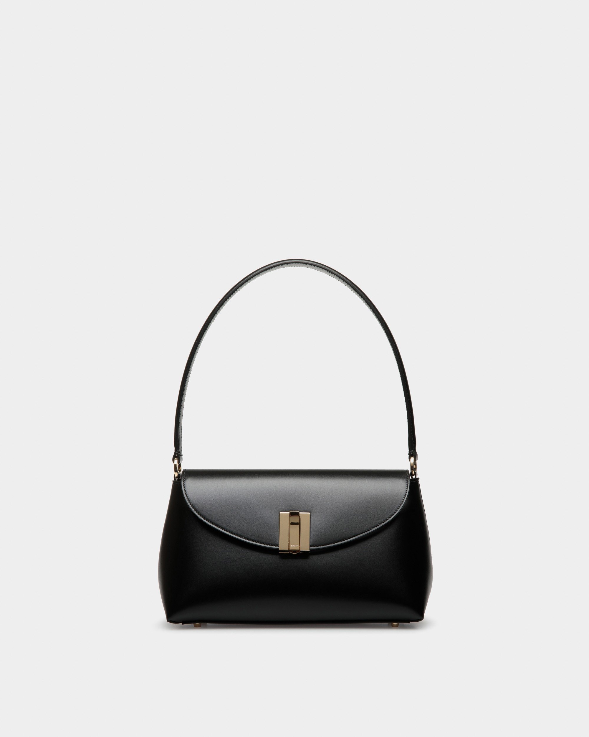 Bally | Ollam Small Top Handle Bag In Black Leather