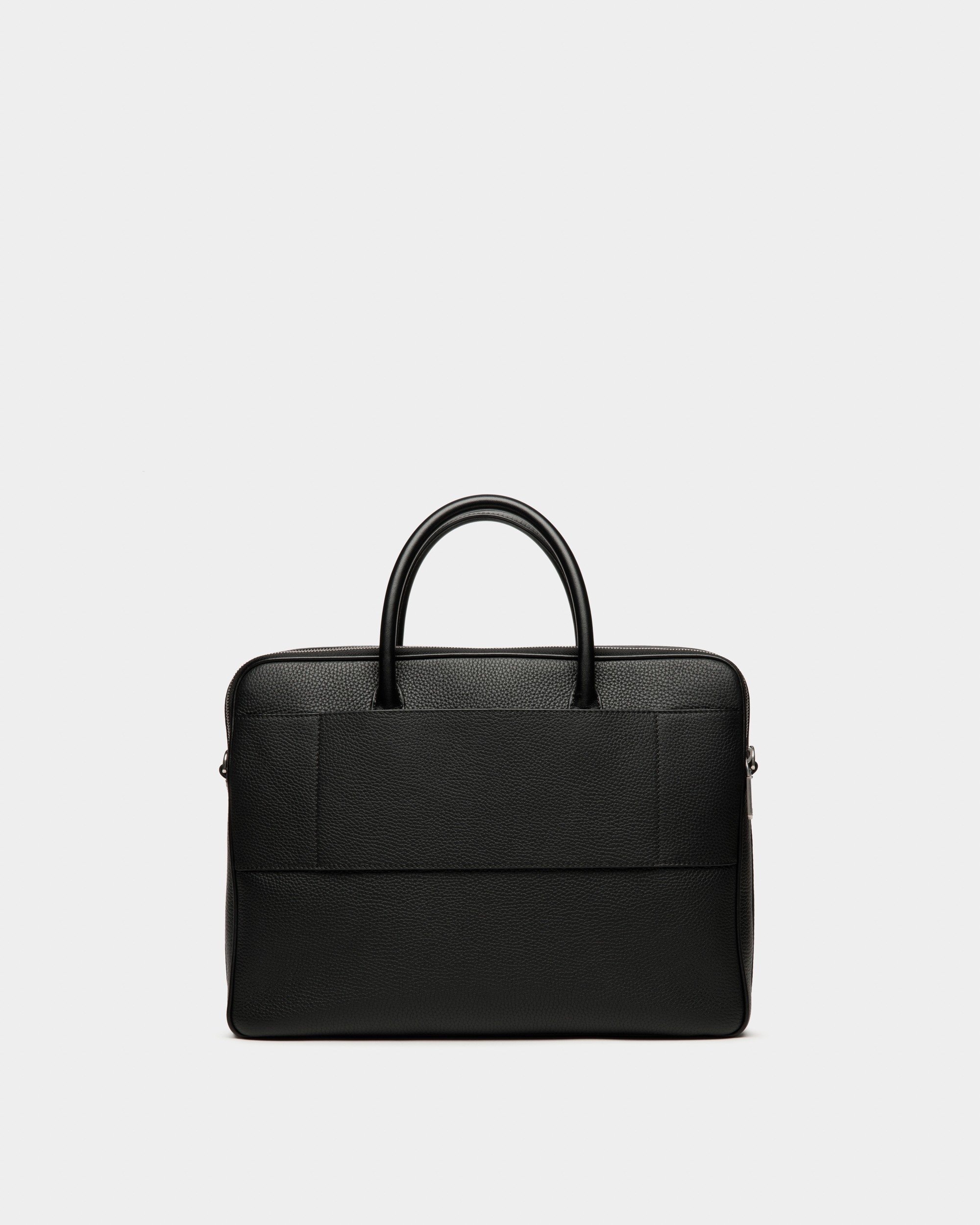 Oeden Briefcase in Black Leather