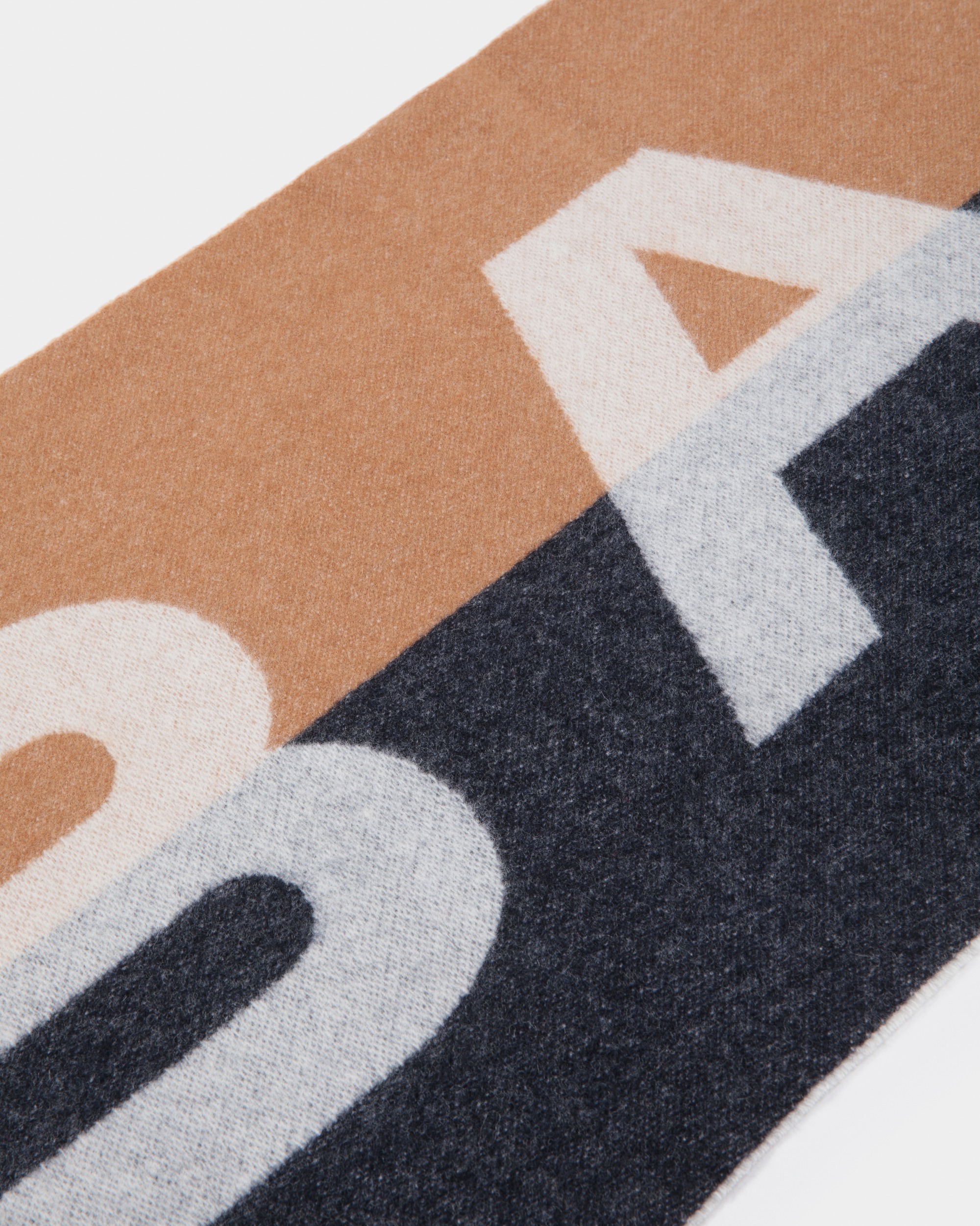Navy Wool Scarf