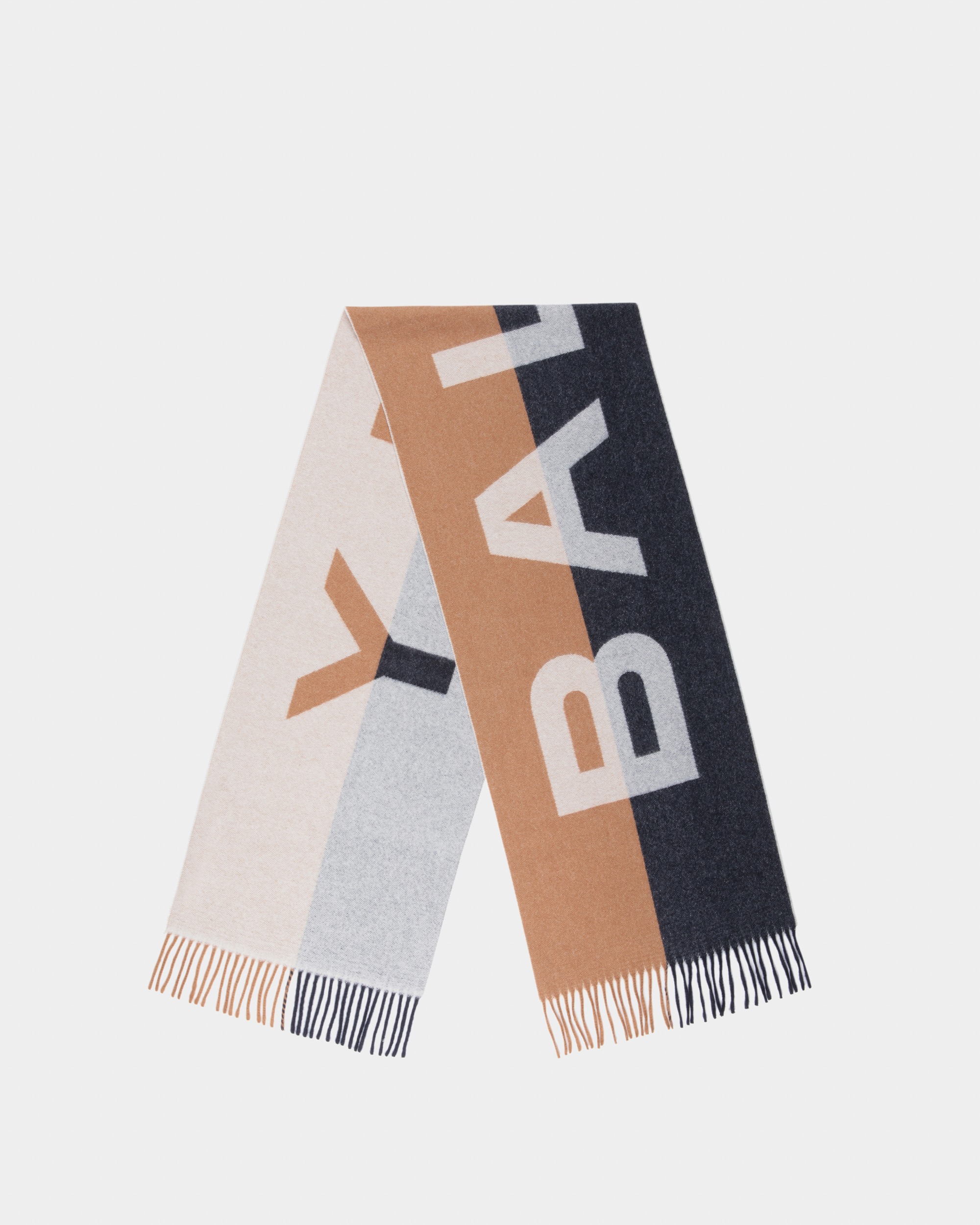 Navy Wool Scarf