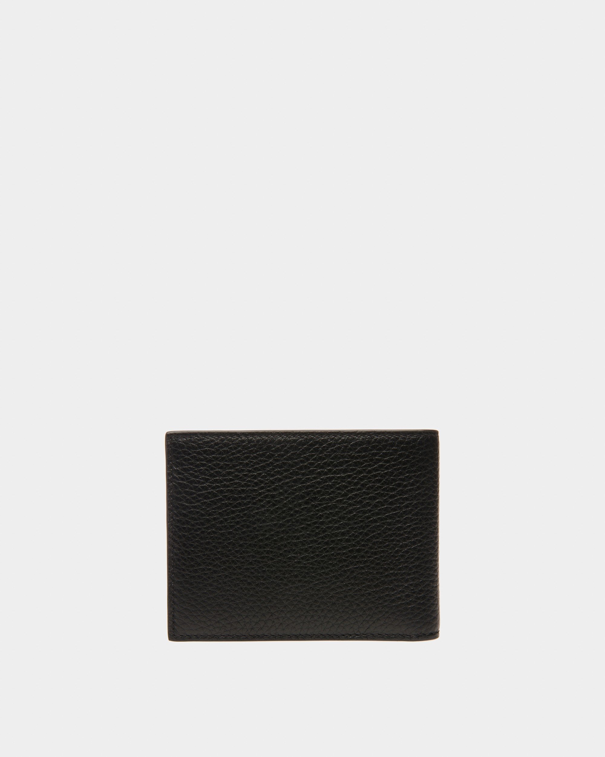 Ribbon Wallet In Black Leather