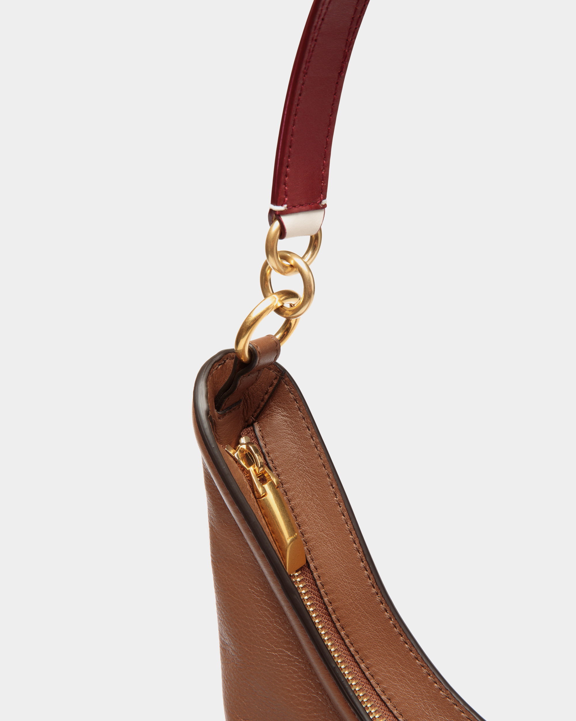 Code Hobo Bag In Brown Leather
