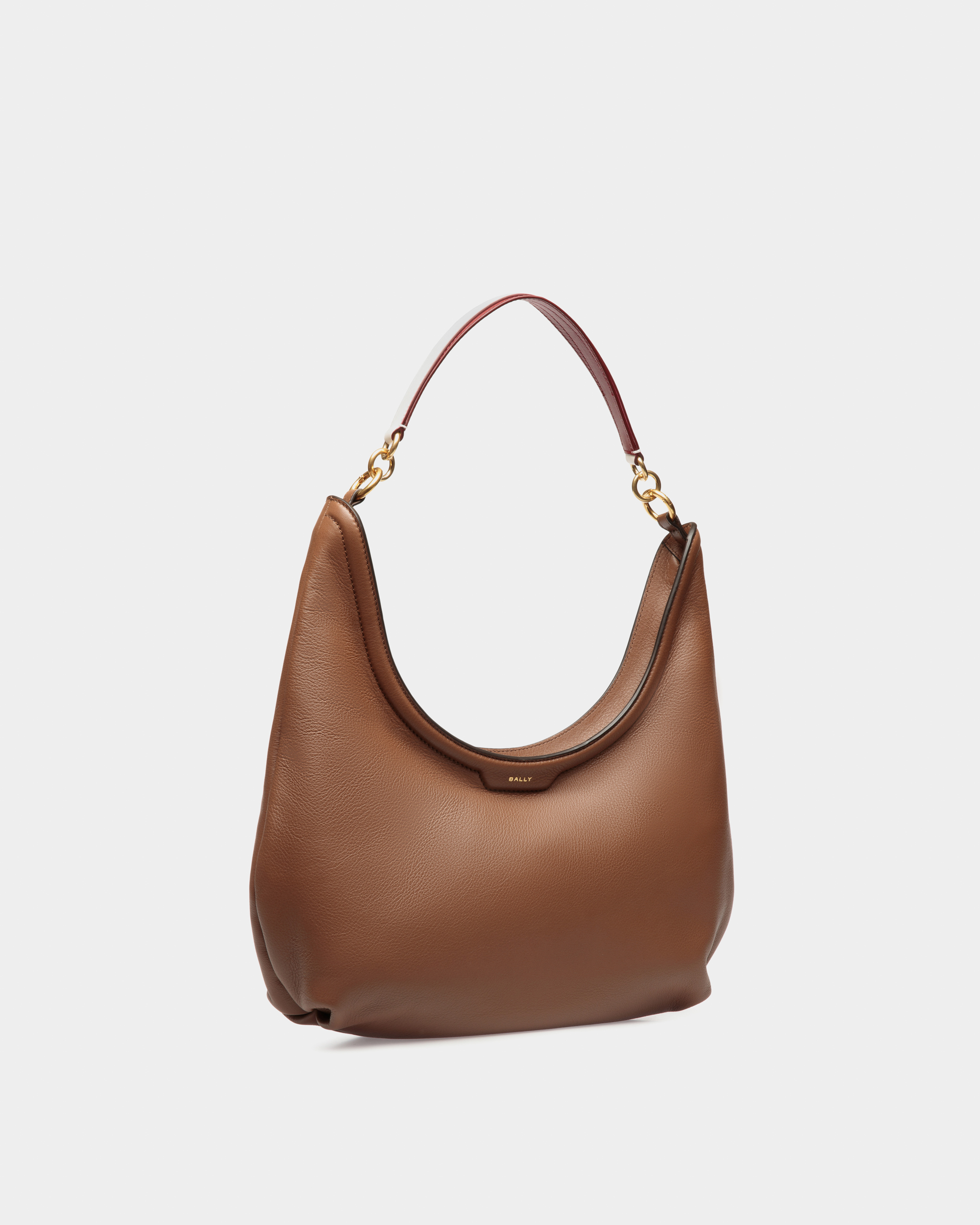 Code Hobo Bag In Brown Leather