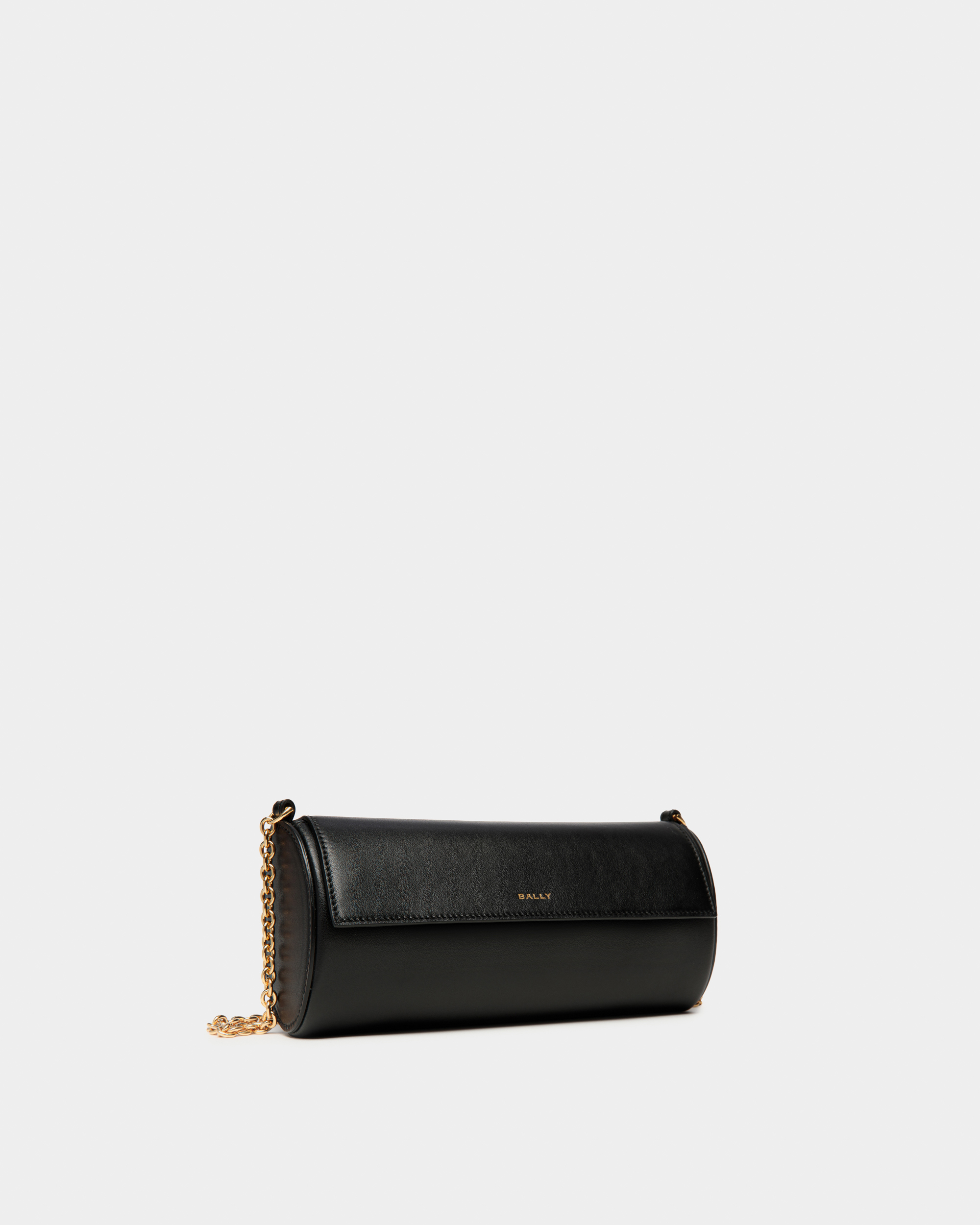 Emblem Minibag In Black Leather