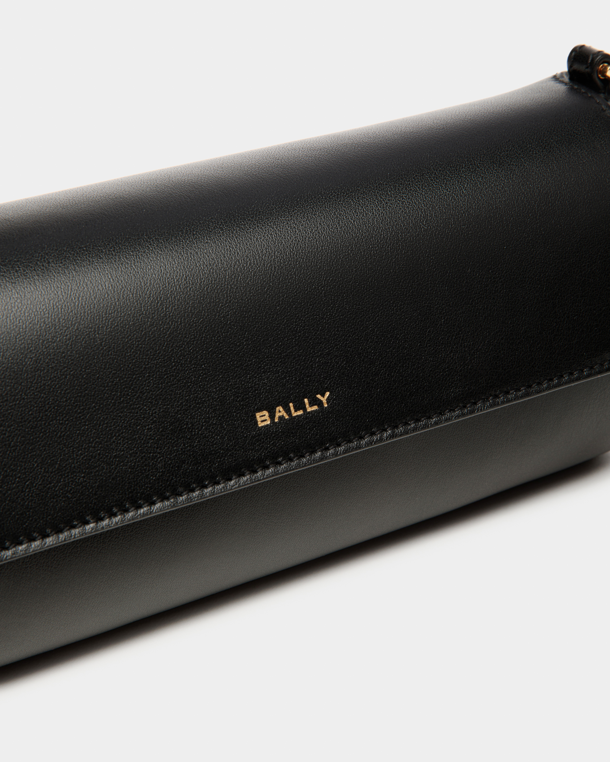 Emblem Minibag In Black Leather