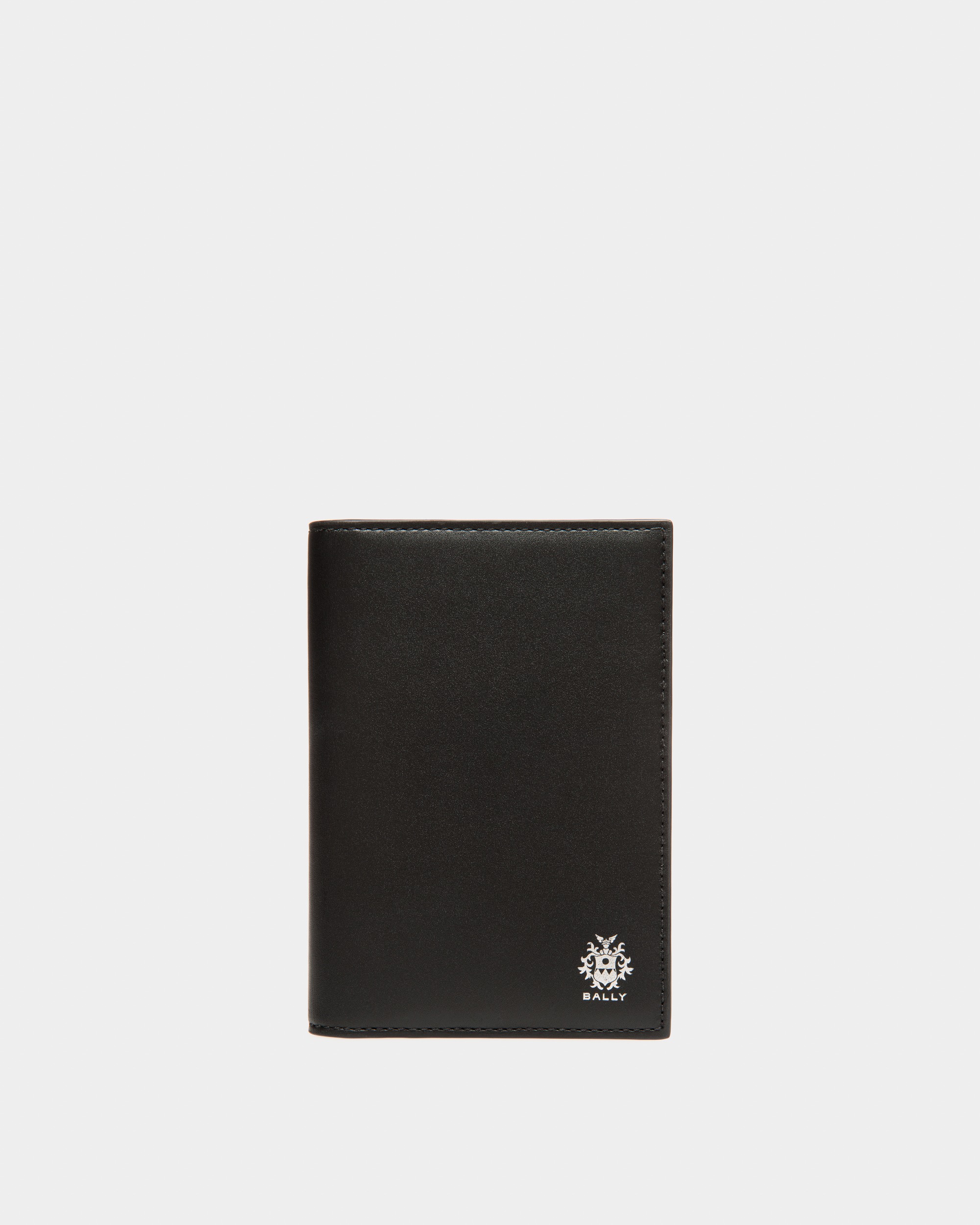 Bally | Adrien Brody Travel Collection Passport Case In Black And Yellow Leather