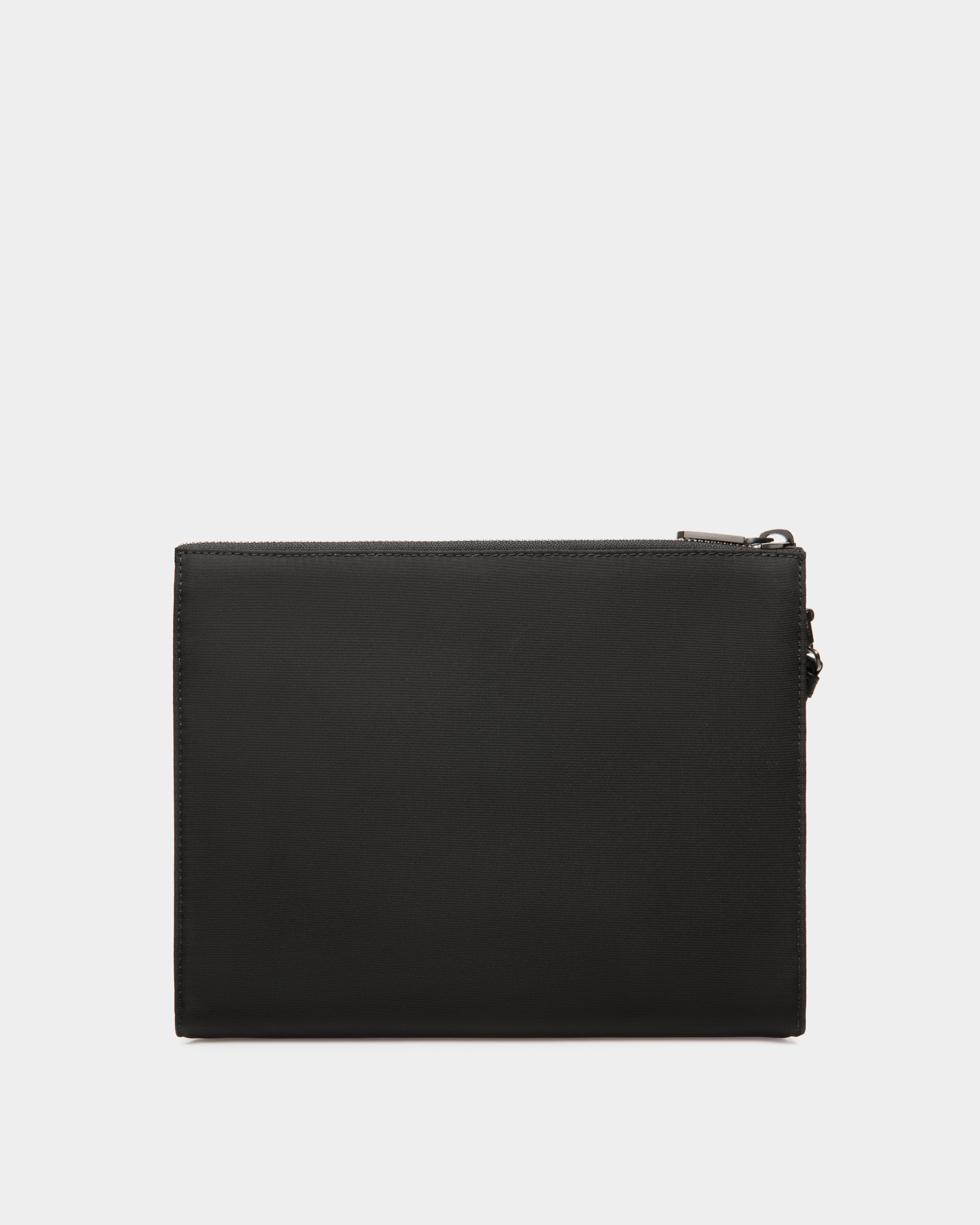 Adrien Brody Travel Collection Pochette In Black And Yellow Nylon