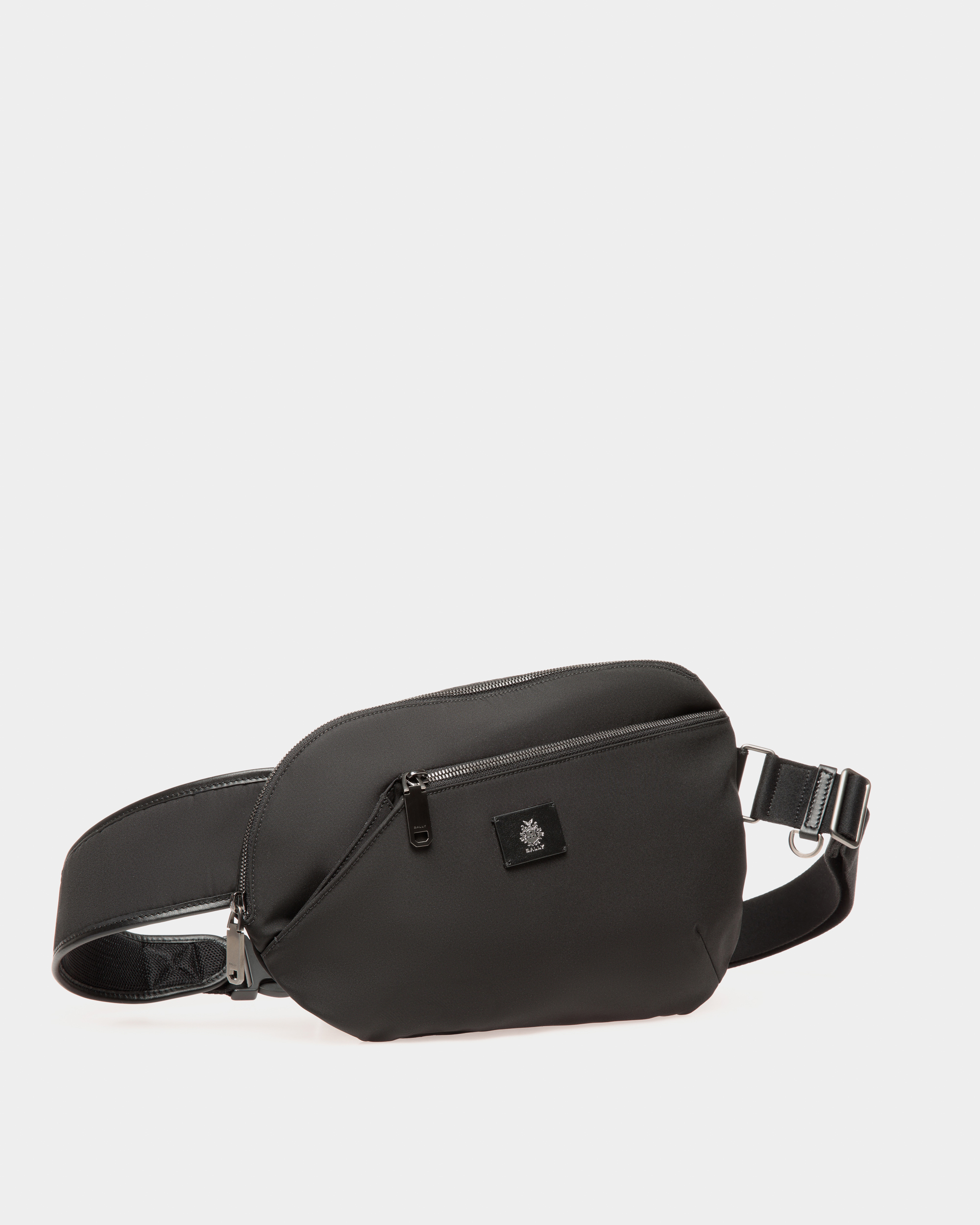 Adrien Brody Travel Collection Crossbody In Black Nylon