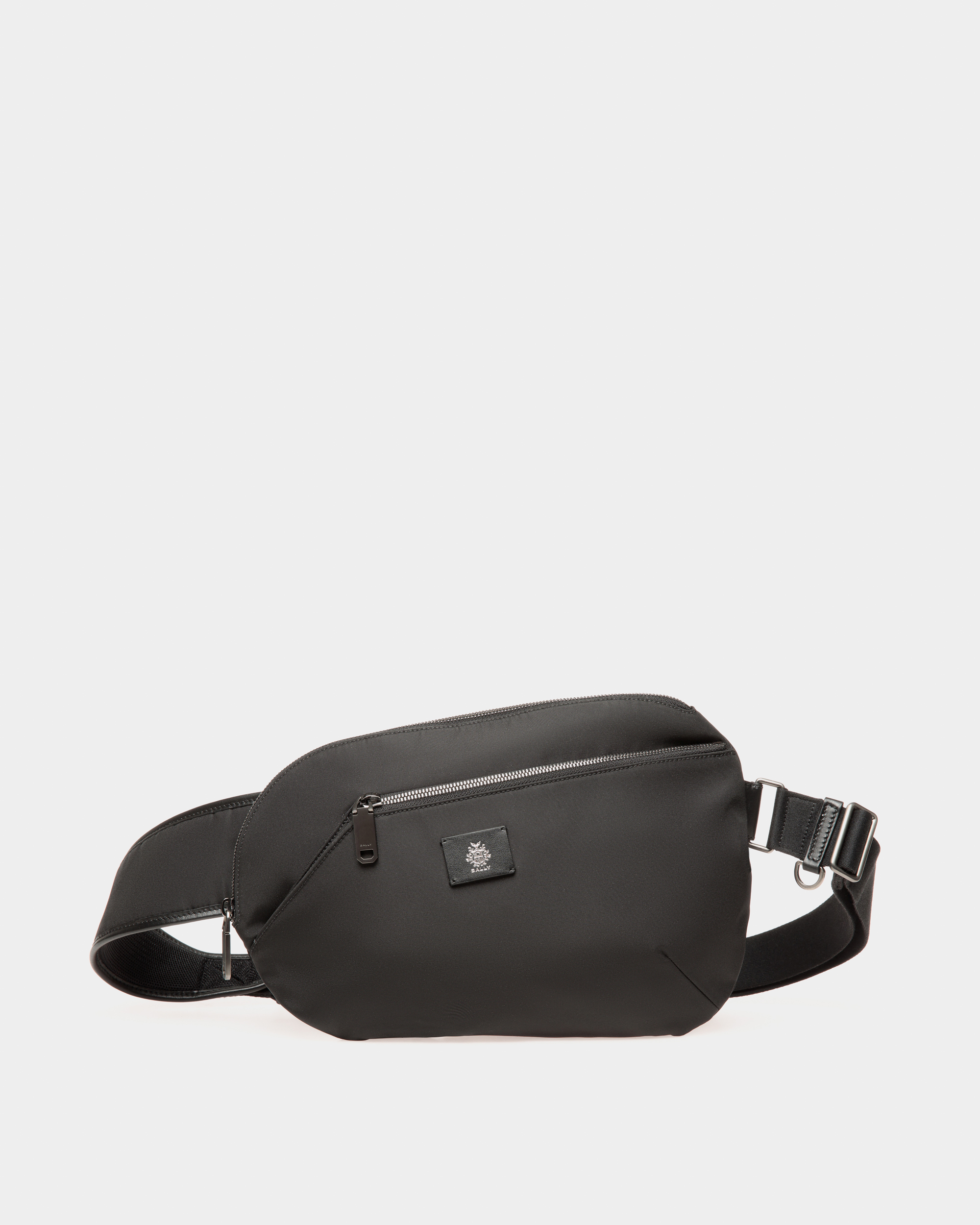 Adrien Brody Travel Collection Crossbody In Black Nylon