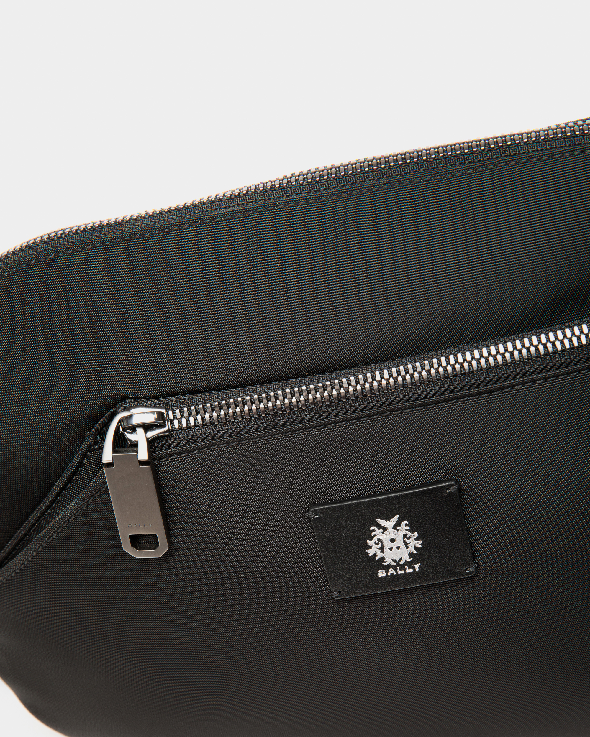 Adrien Brody Travel Collection Crossbody In Black Nylon