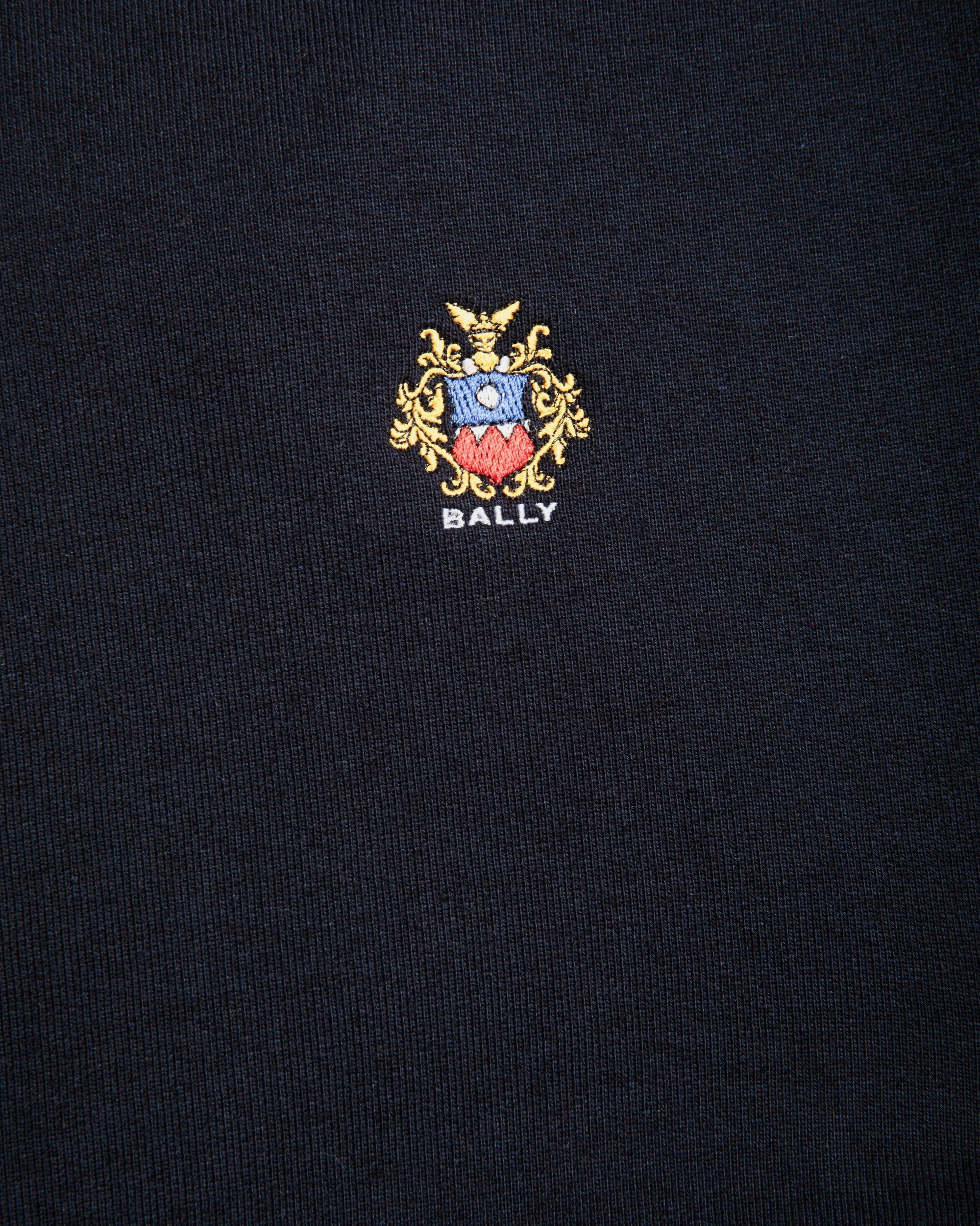 Adrien Brody Travel Collection Hoodie In Navy Blue Cashmere Blend