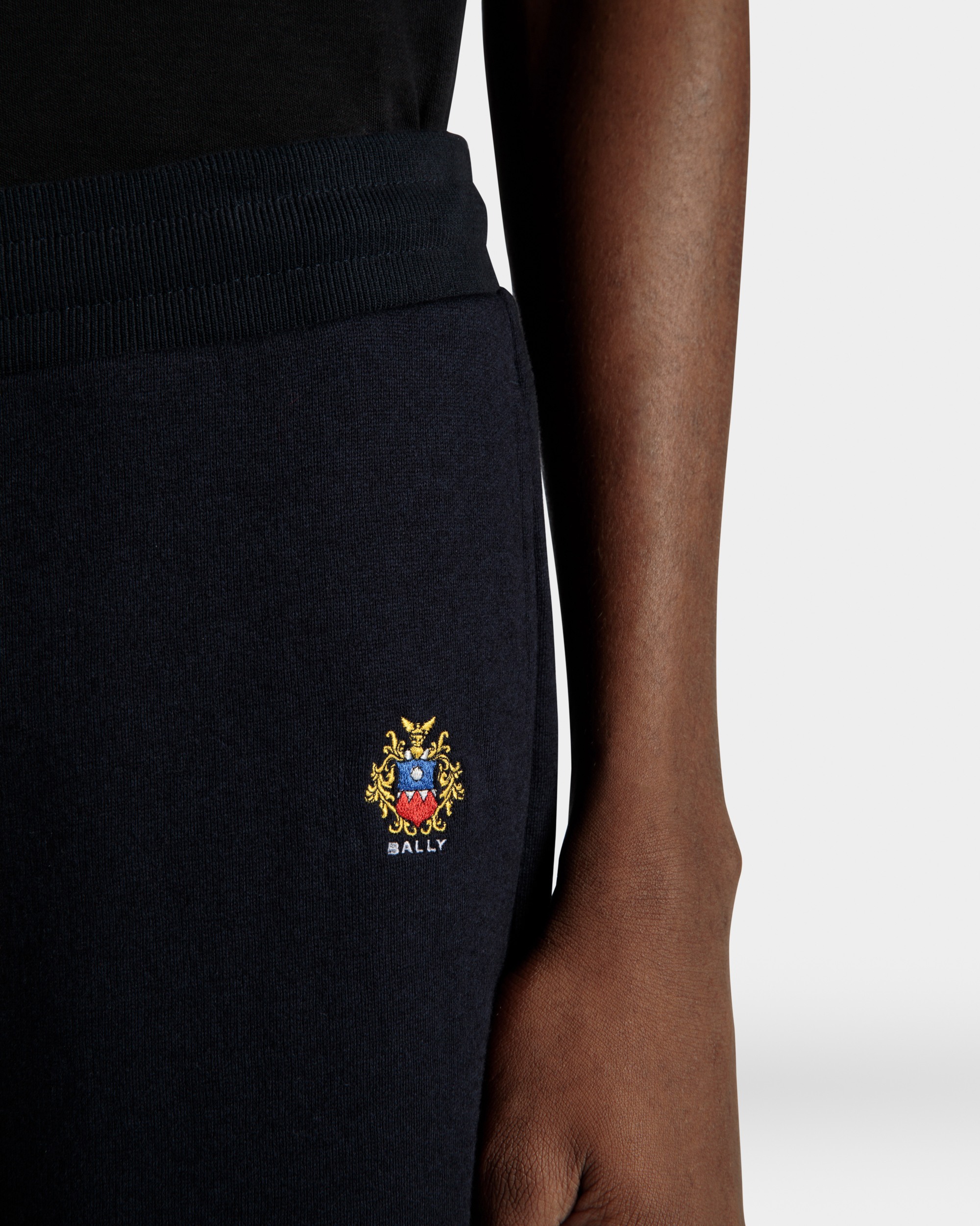 Adrien Brody Travel Collection Sweatpants In Navy Blue Cashmere Blend