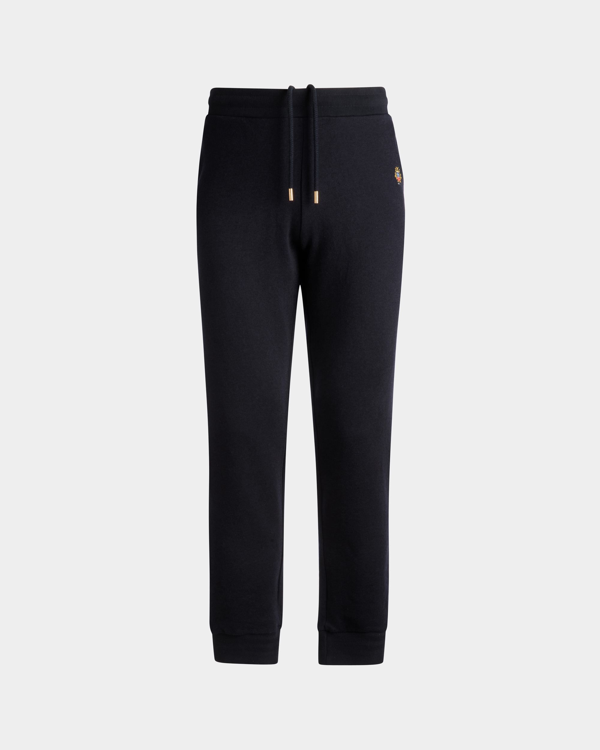 Adrien Brody Travel Collection Sweatpants In Navy Blue Cashmere Blend
