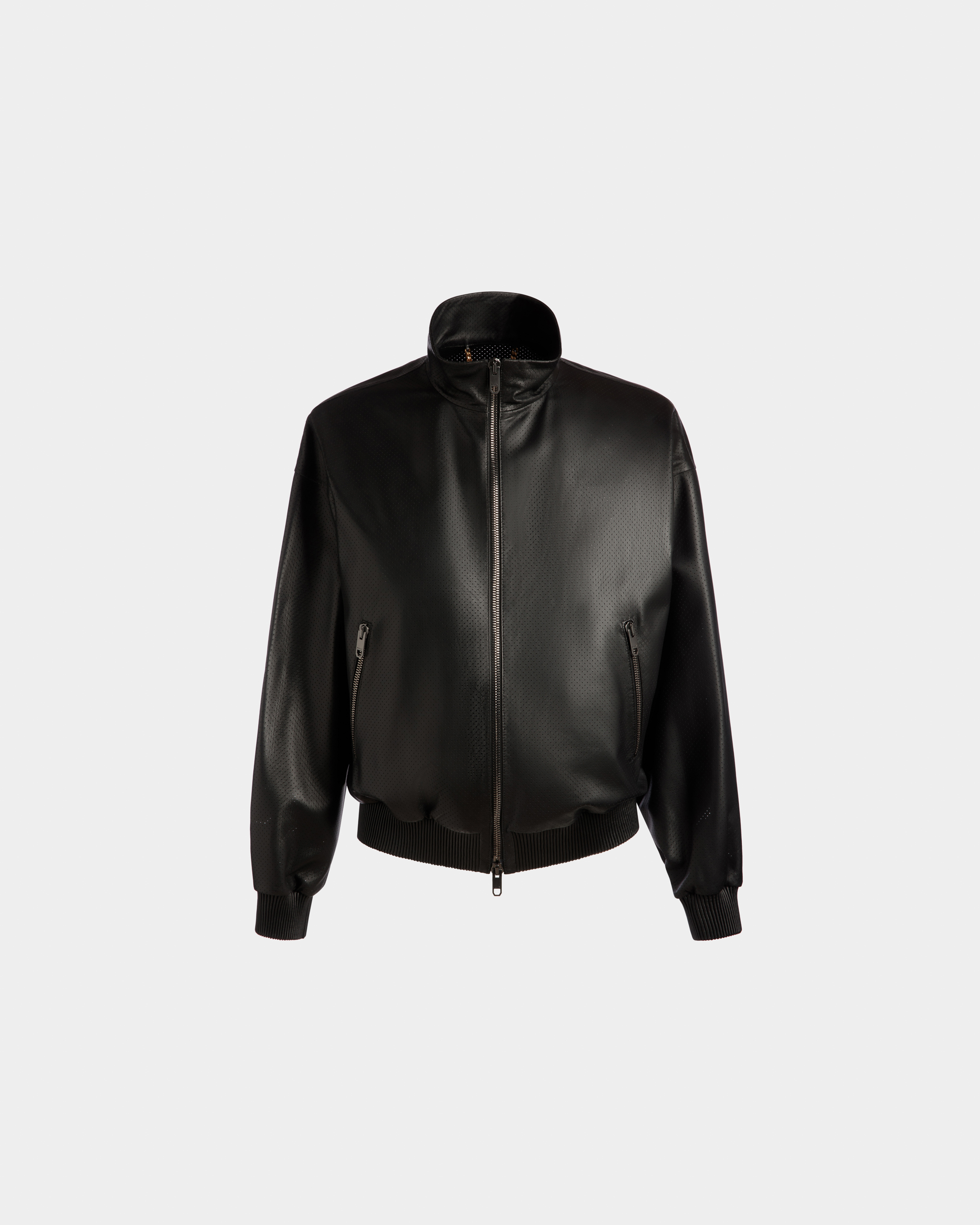 Adrien Brody Travel Collection Blouson In Black Leather