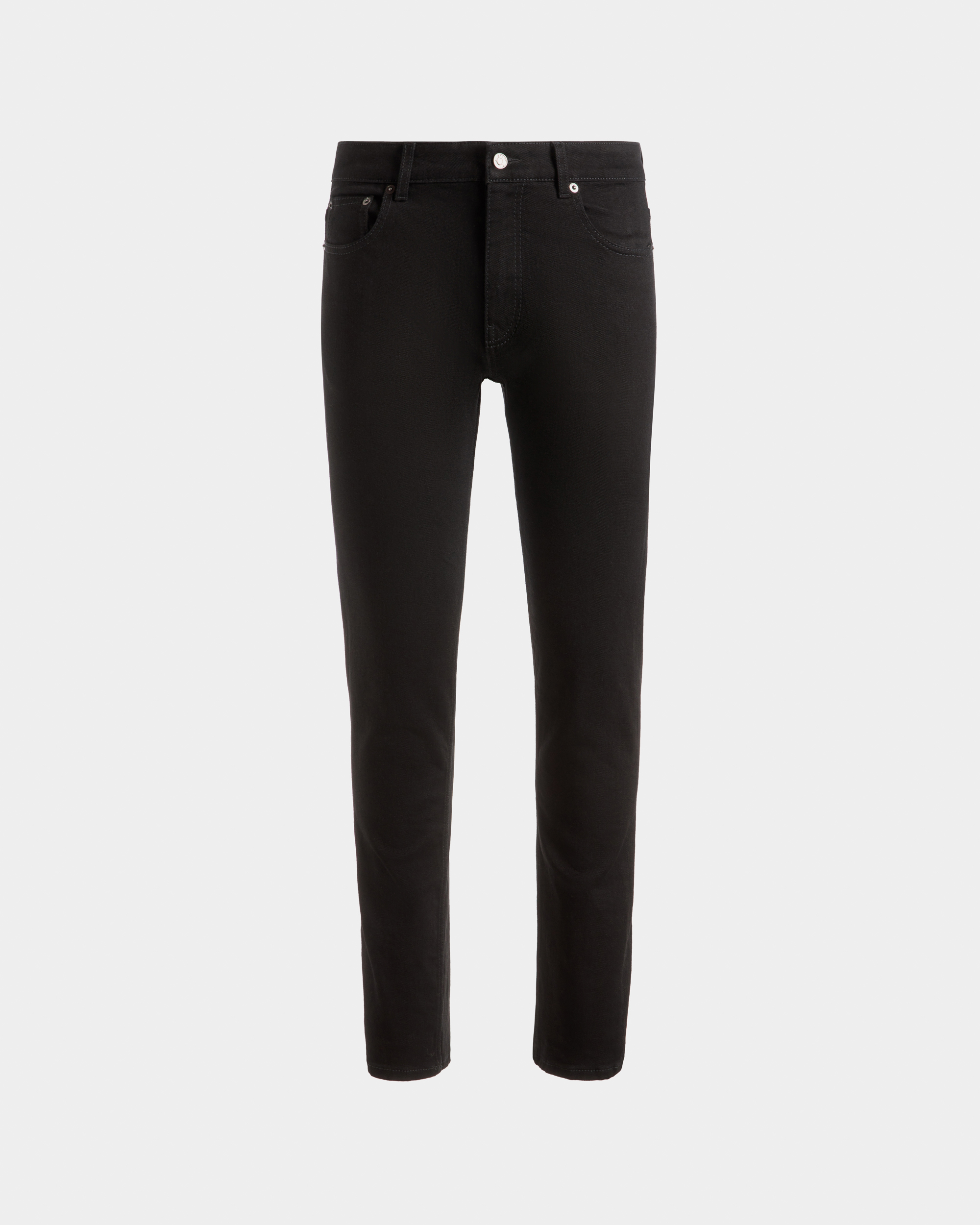 Adrien Brody Travel Collection Denim Pants In Black Mix Cotton