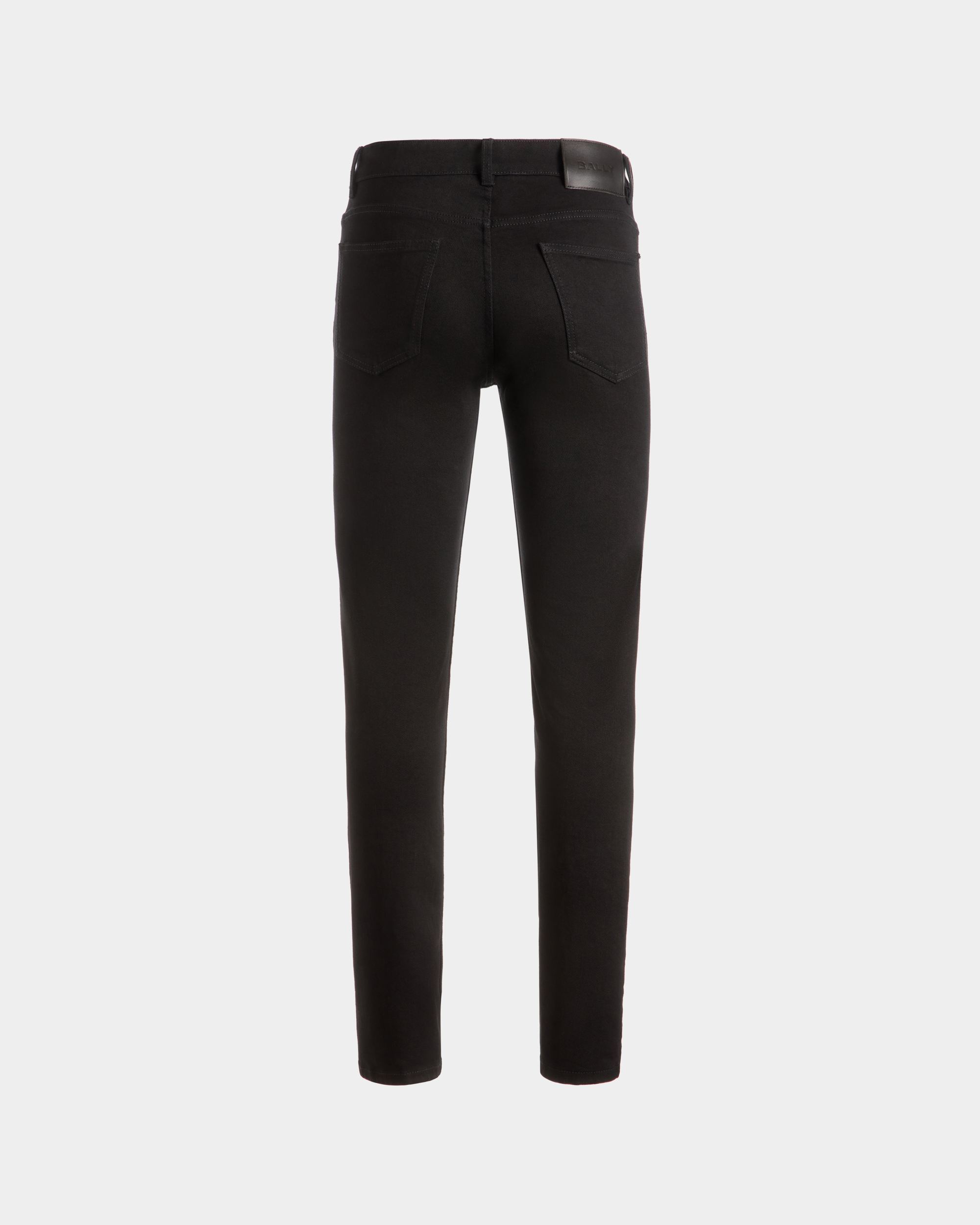 Adrien Brody Travel Collection Denim Pants In Black Mix Cotton