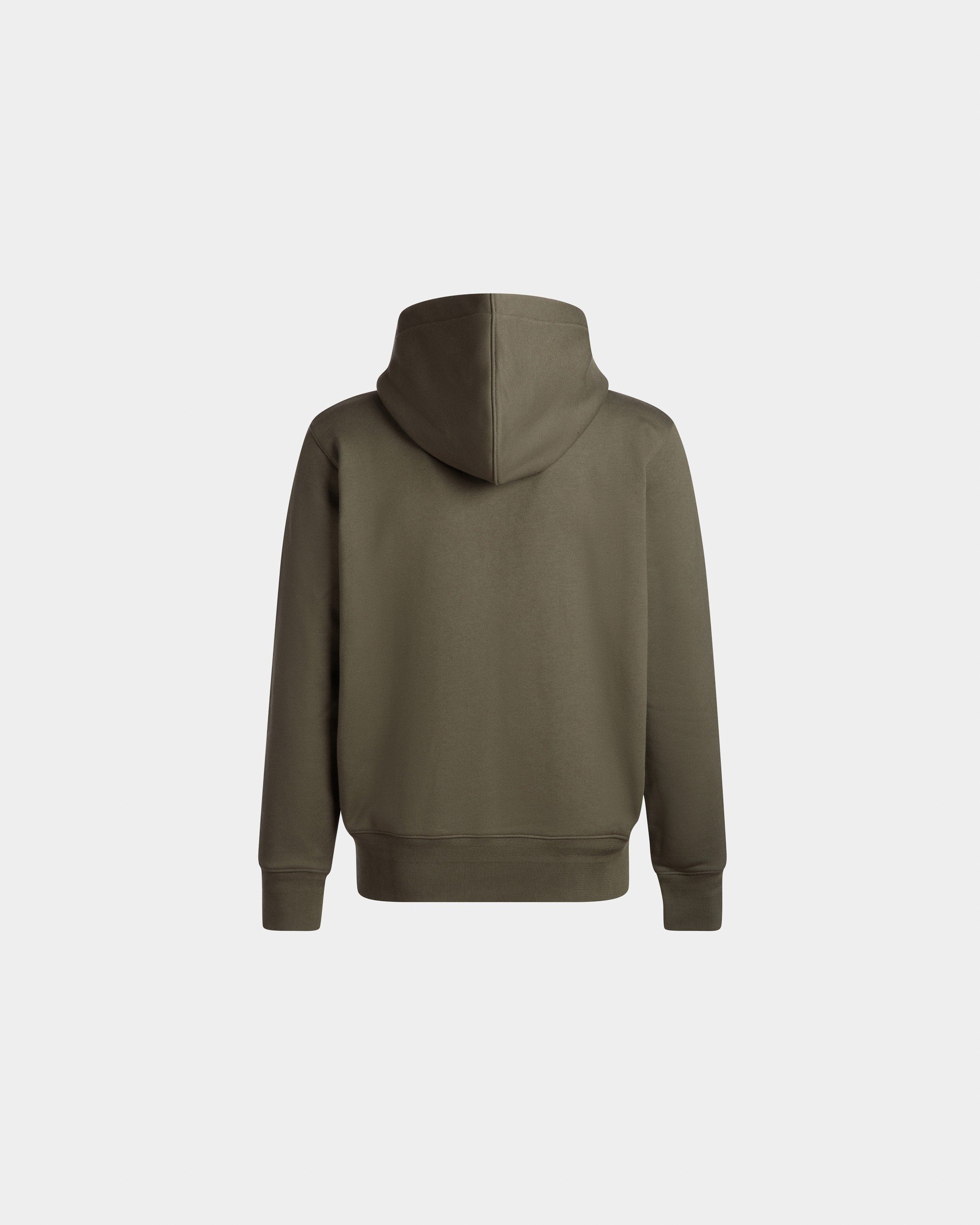 Adrien Brody Travel Collection Hoodie In Olive Green Cashmere Blend