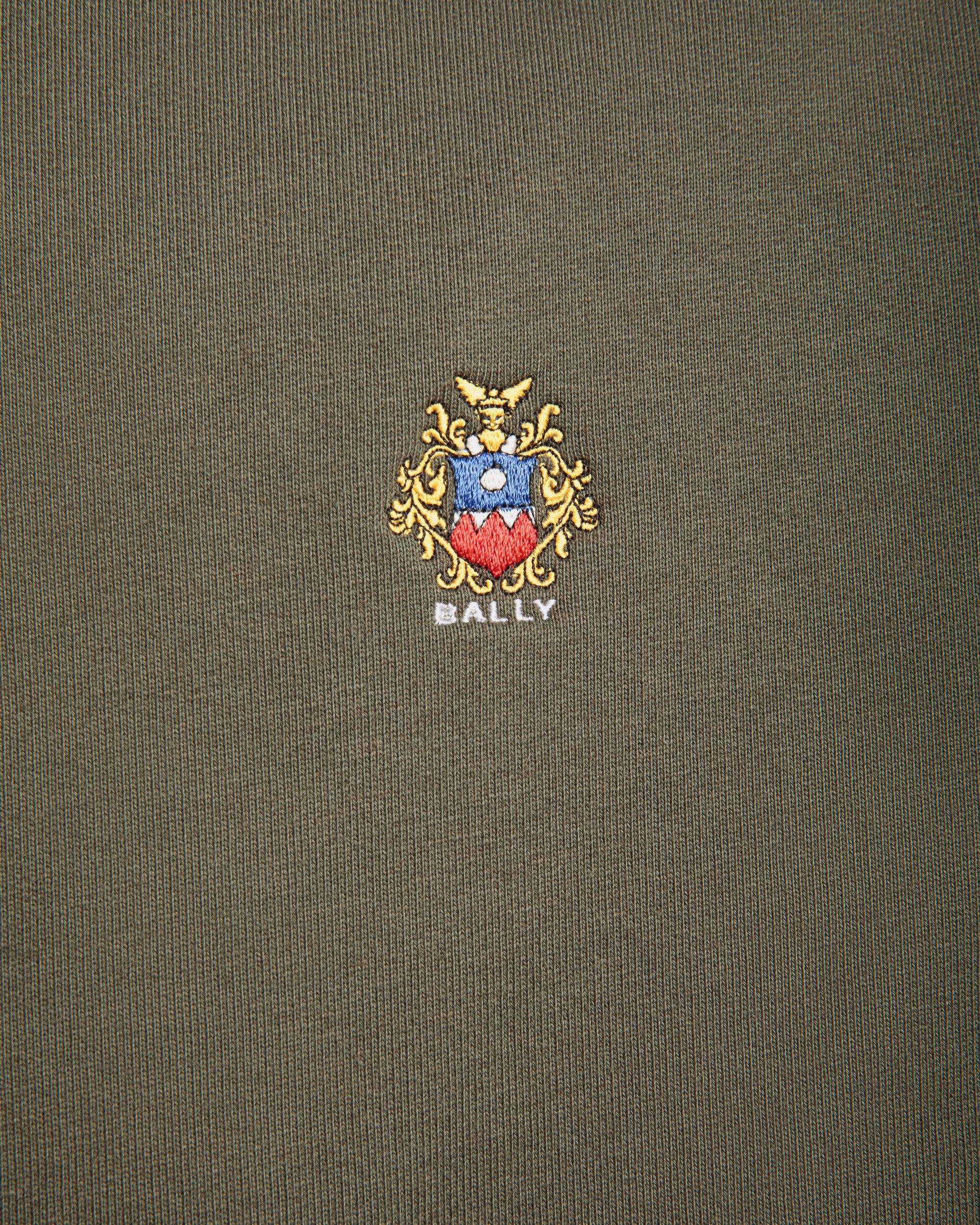 Adrien Brody Travel Collection Hoodie In Olive Green Cashmere Blend