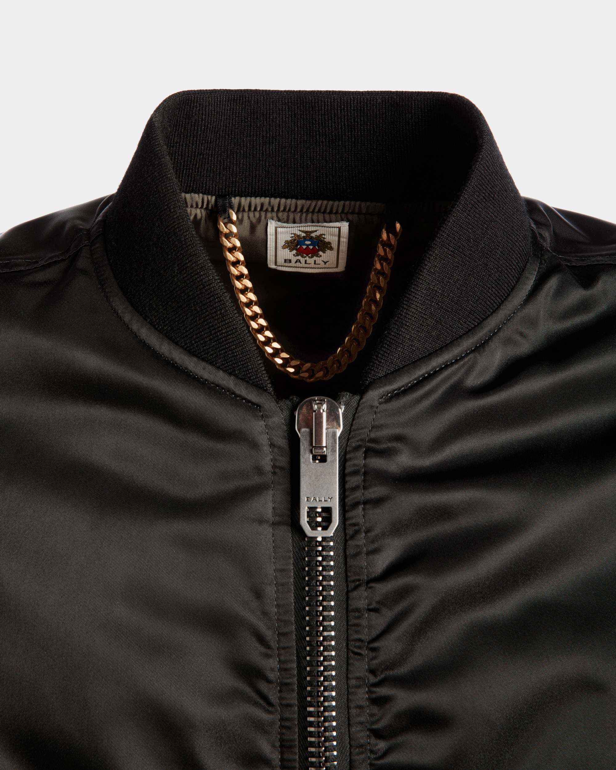Adrien Brody Travel Collection Bomber In Black Nylon