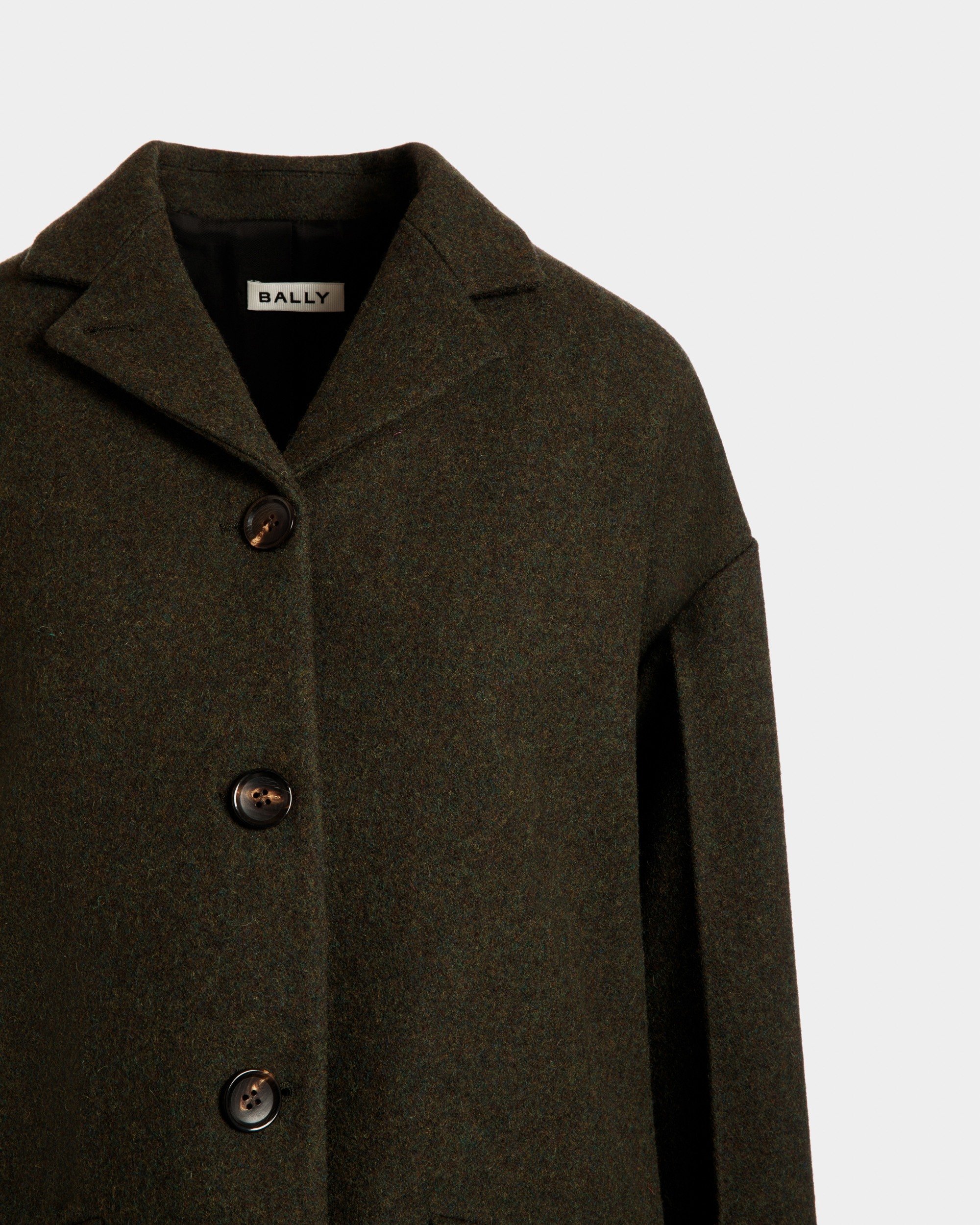 L0BA363F Green Cotton Jacket