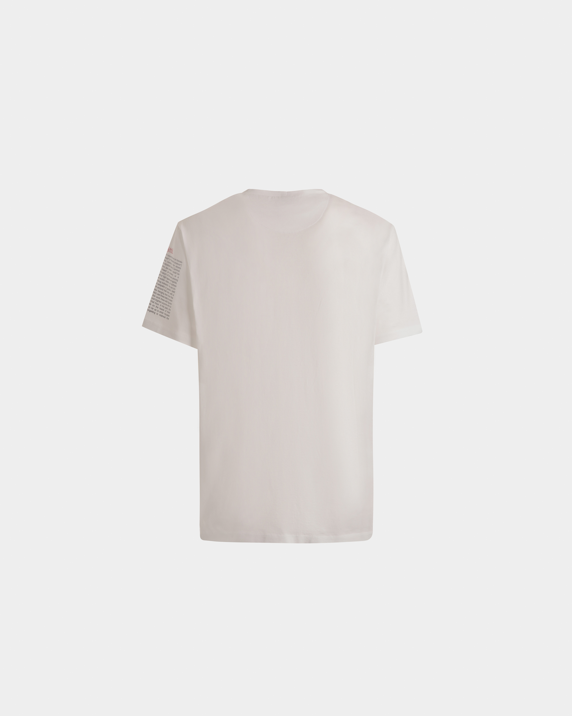 T-Shirt With Forest Mask In White Cotton