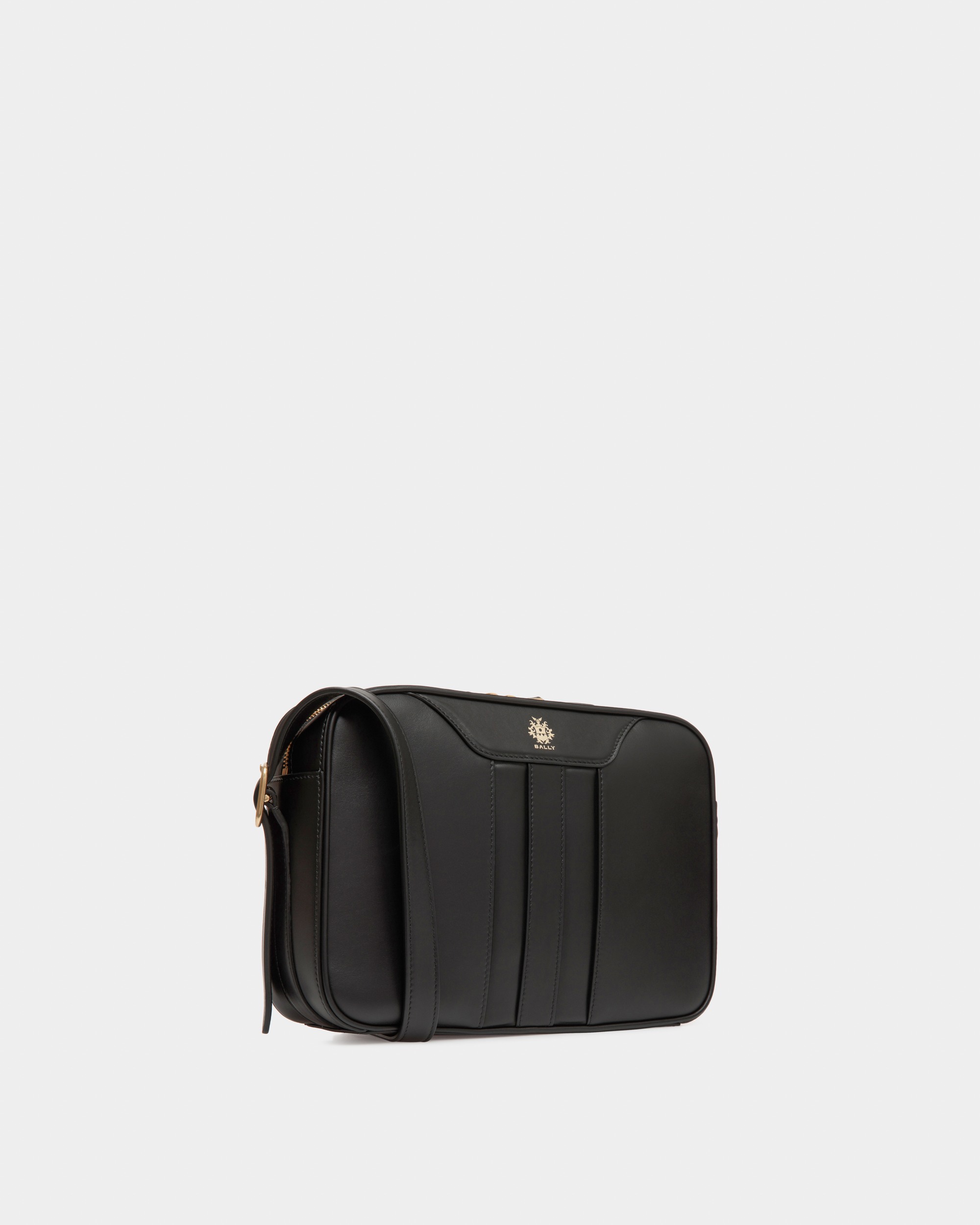 Beckett Crossbody Bag In Black Leather