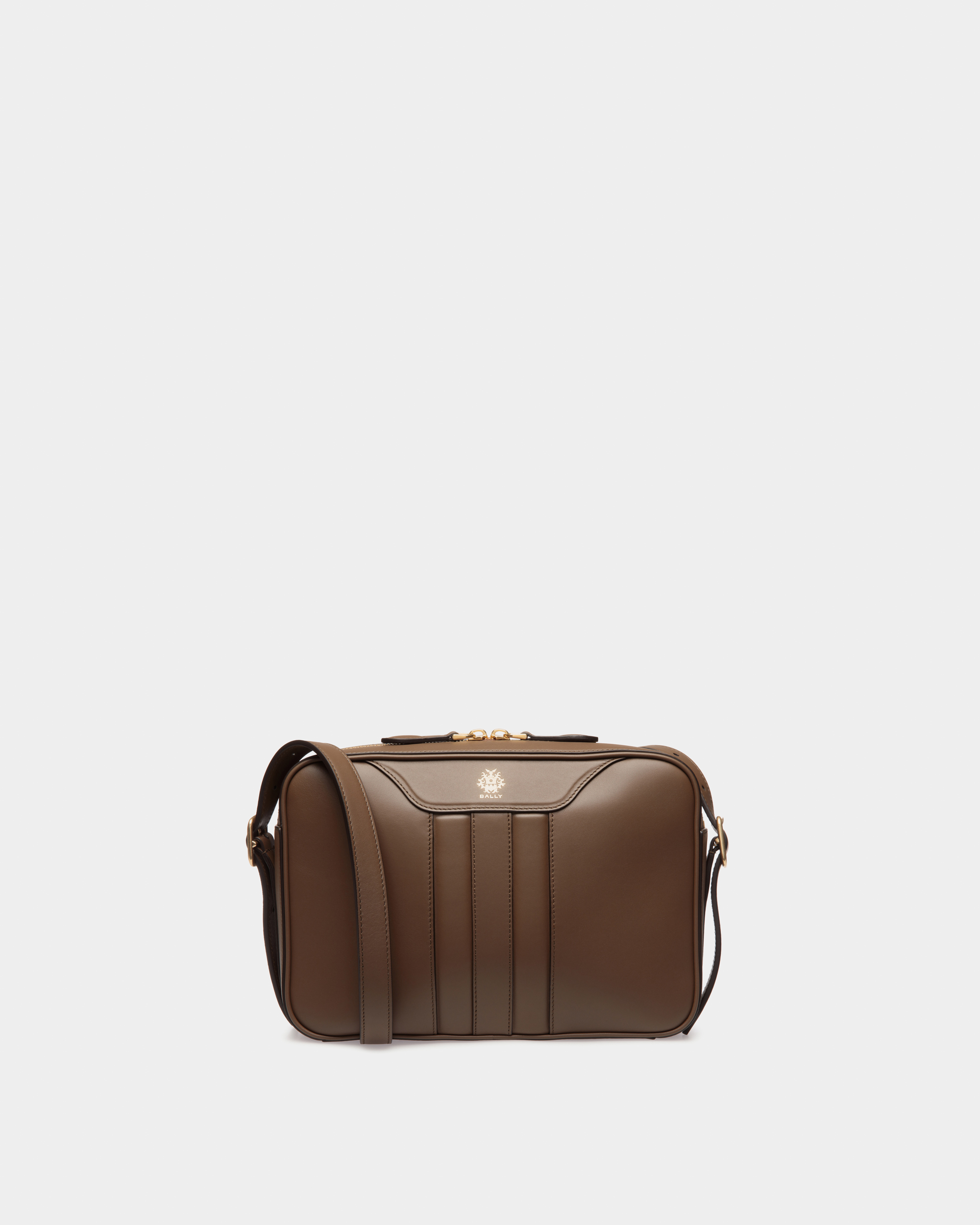 Beckett Crossbody Bag In Marron Glacé Leather