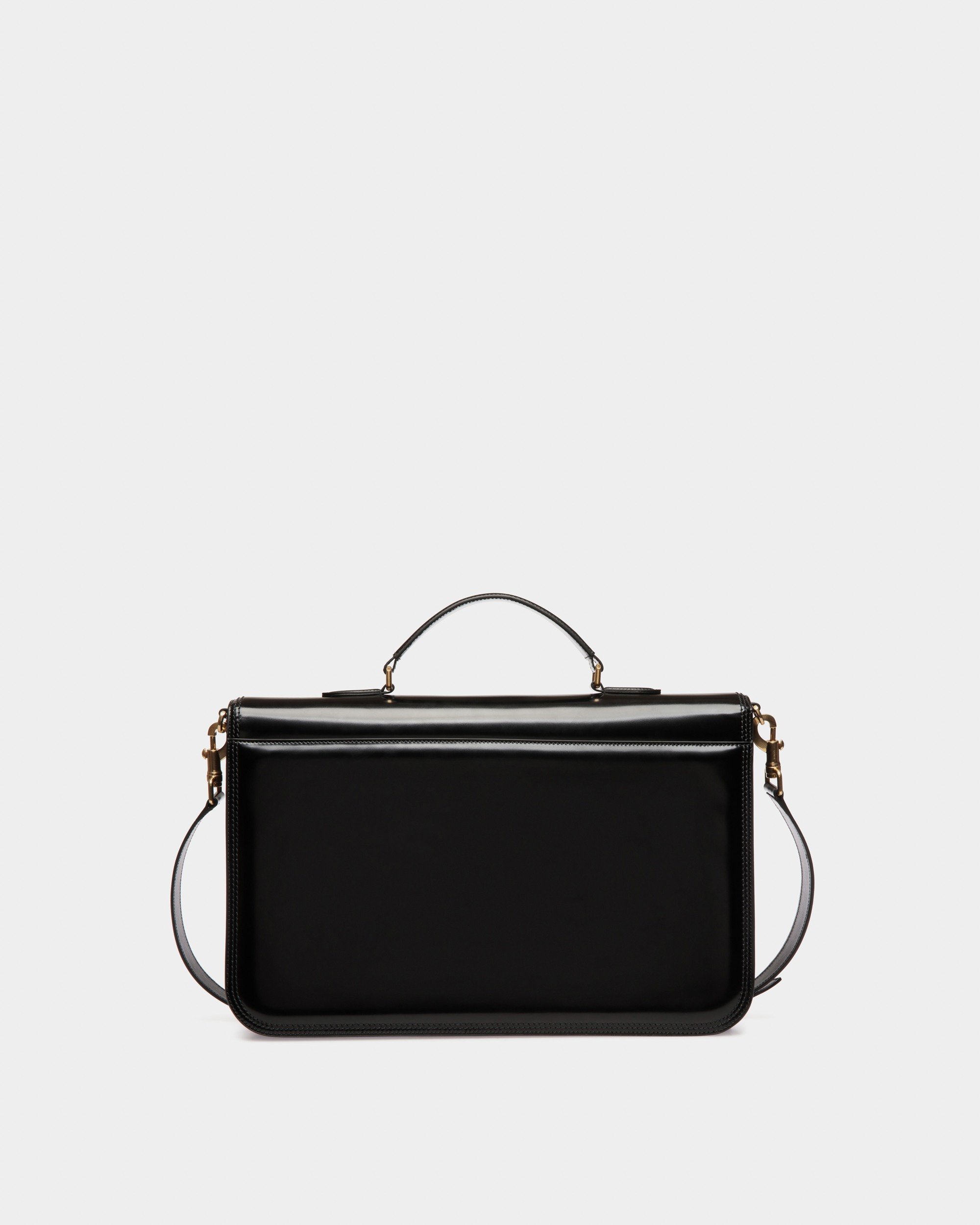 Beckett Briefcase In Black Leather