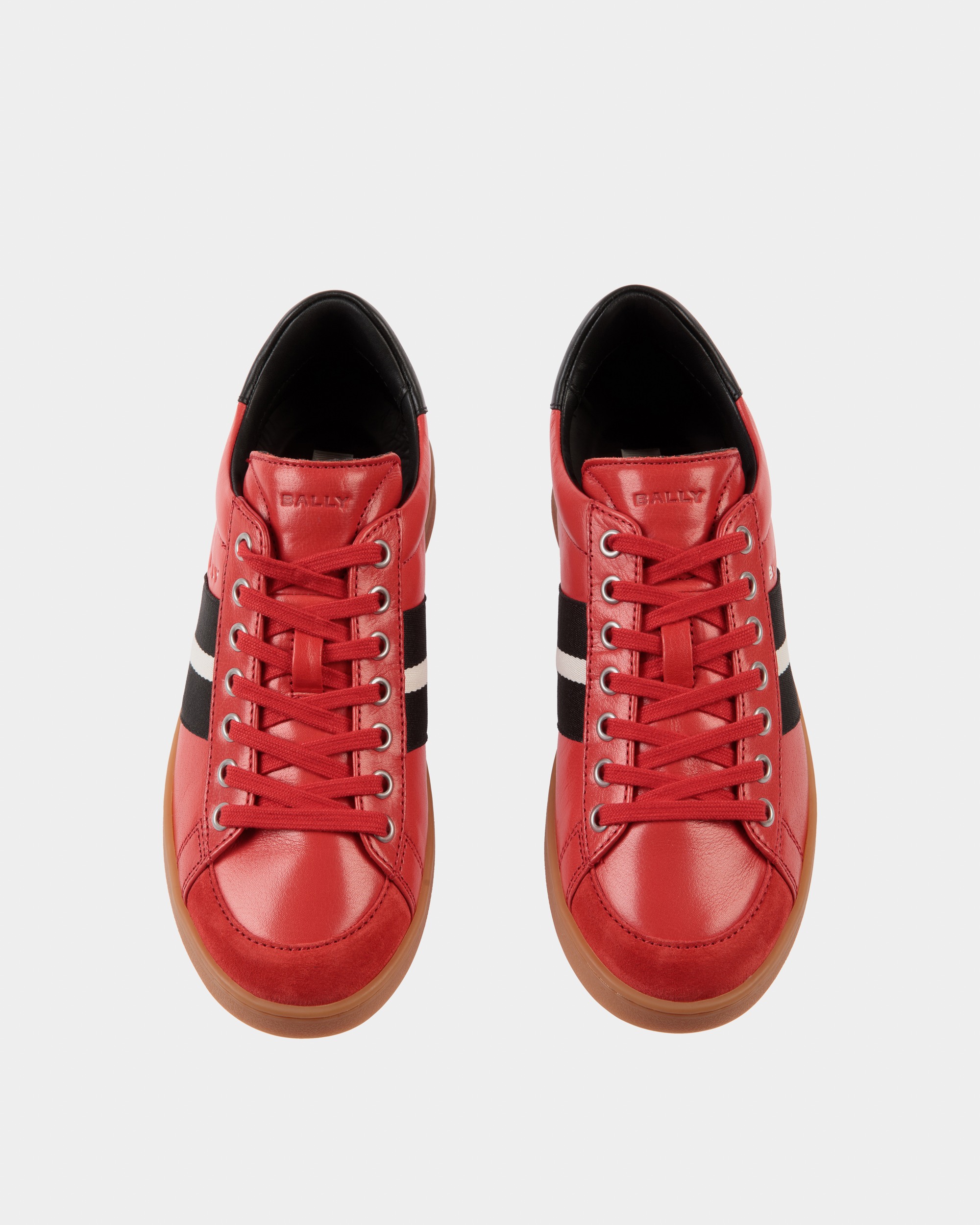 Thiago-Ribbonwch Leather Sneakers