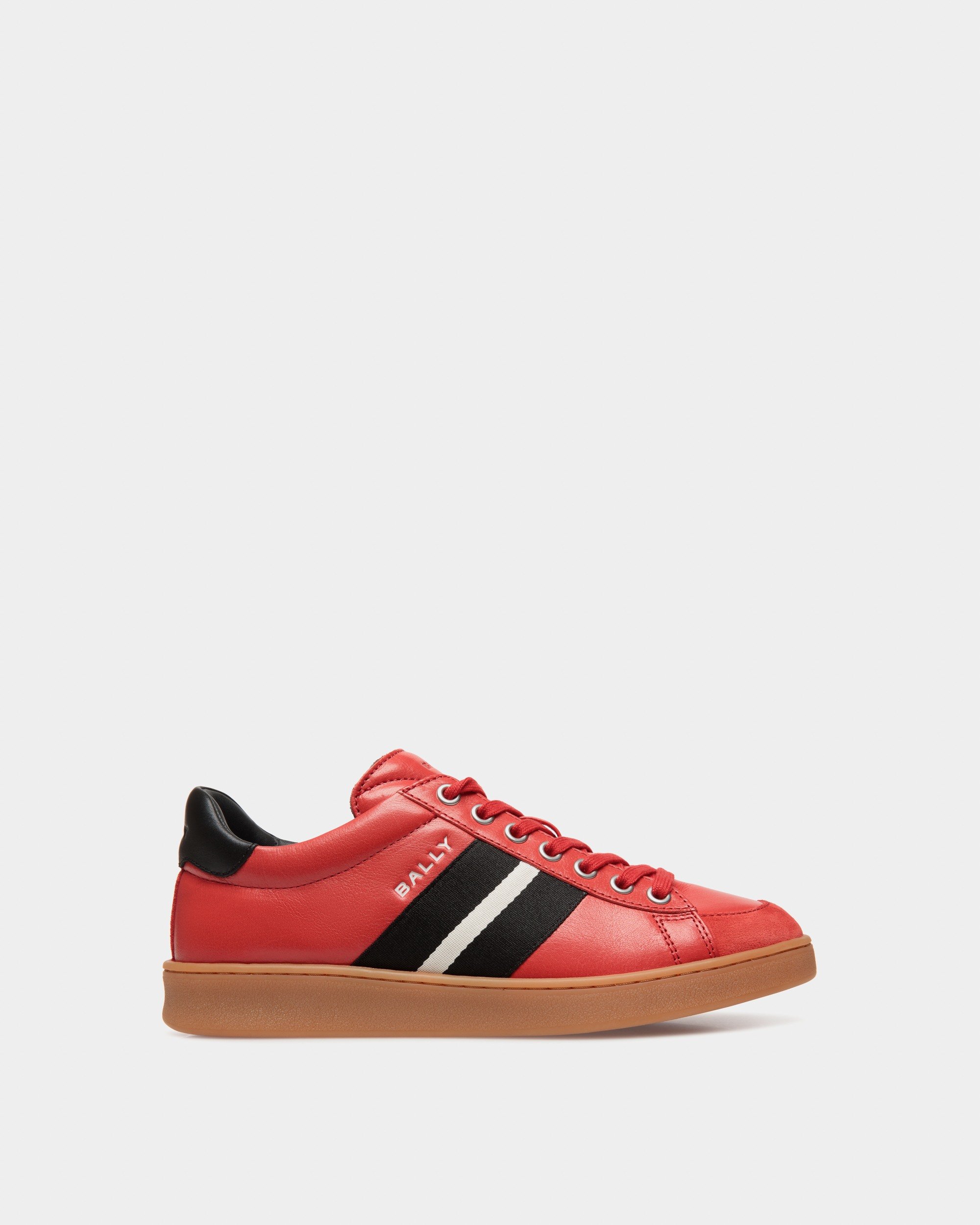 Bally | Thiago-Ribbonwch Leather Sneakers