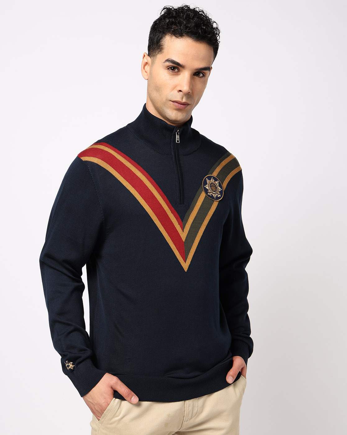 Cotton Mercerised Regular Fit Sweater