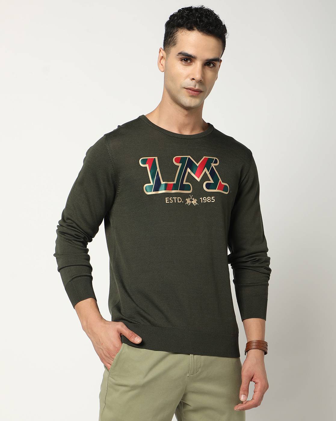 Cotton Mercerised Regular Fit Sweater