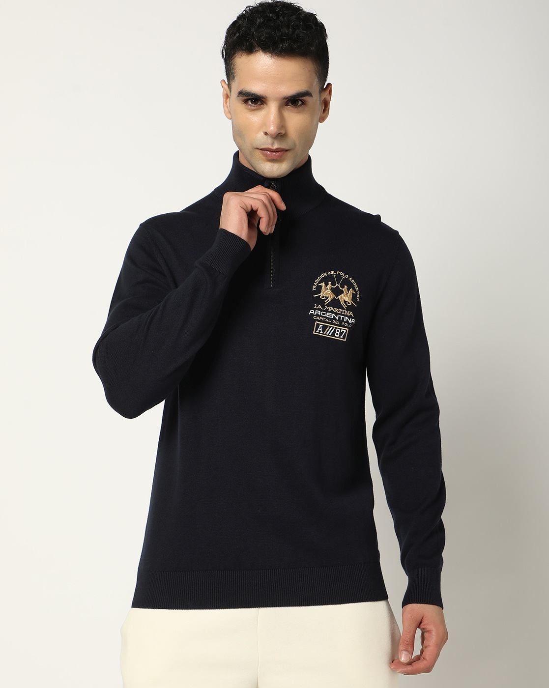High Neck Regular Fit Sweater