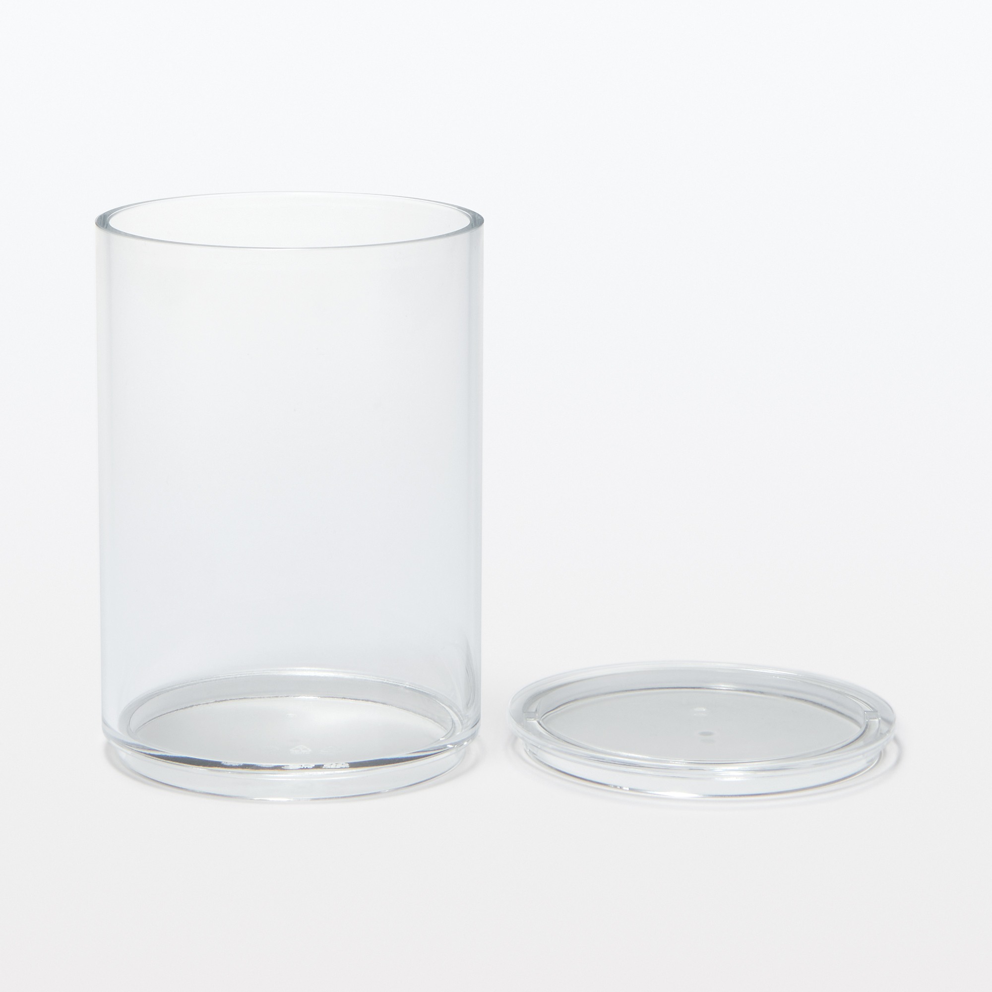 Acrylic Cylindrical case with lid